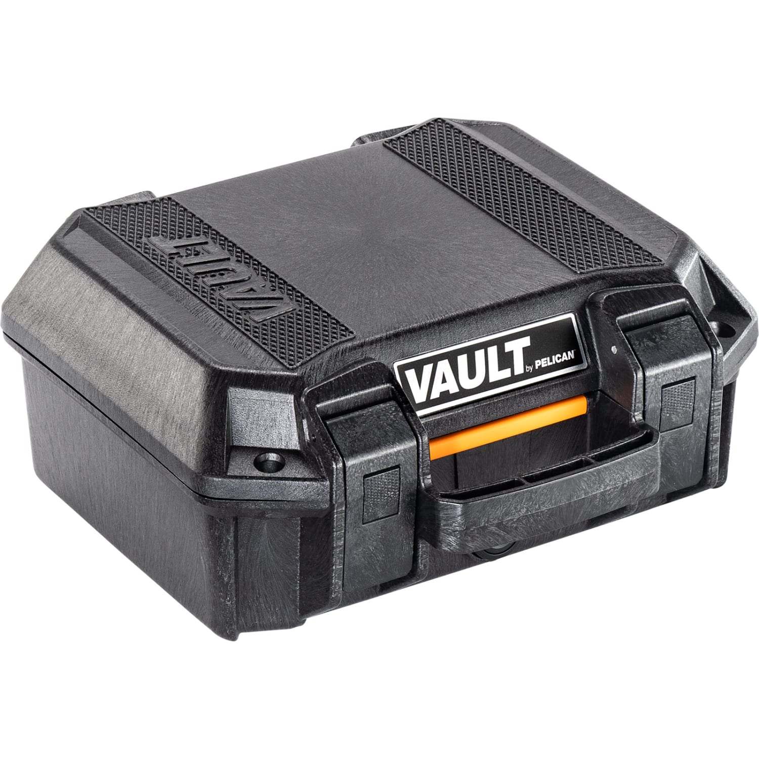 Pelican Polyethylene Vault V100 Small Pistol Case With Foam, 12-5/16inH x 12inW x 5inD, Black - Image 3