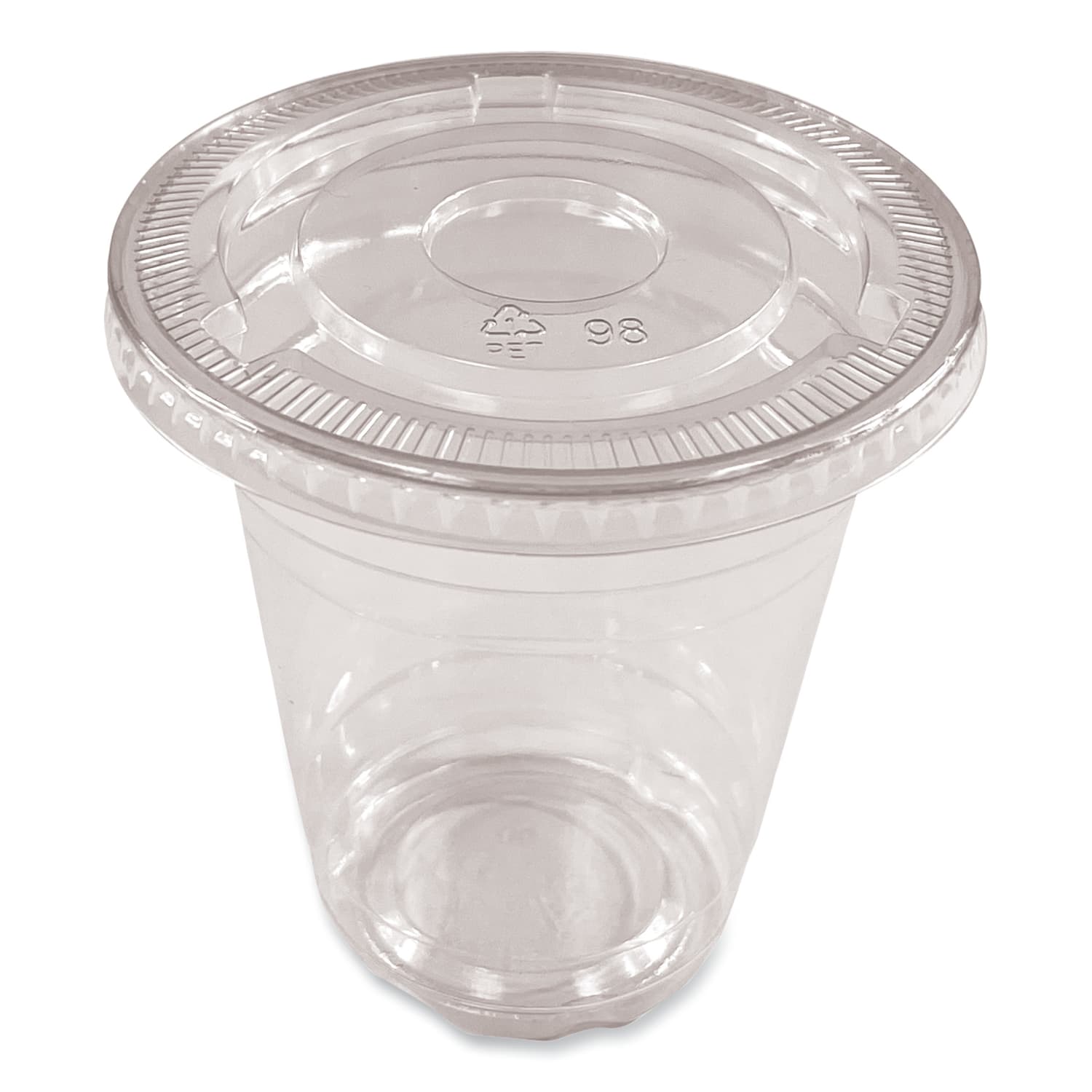 Boardwalk Plastic PET Cups, 14 Oz, Clear, Pack Of 50 Cups - Image 3