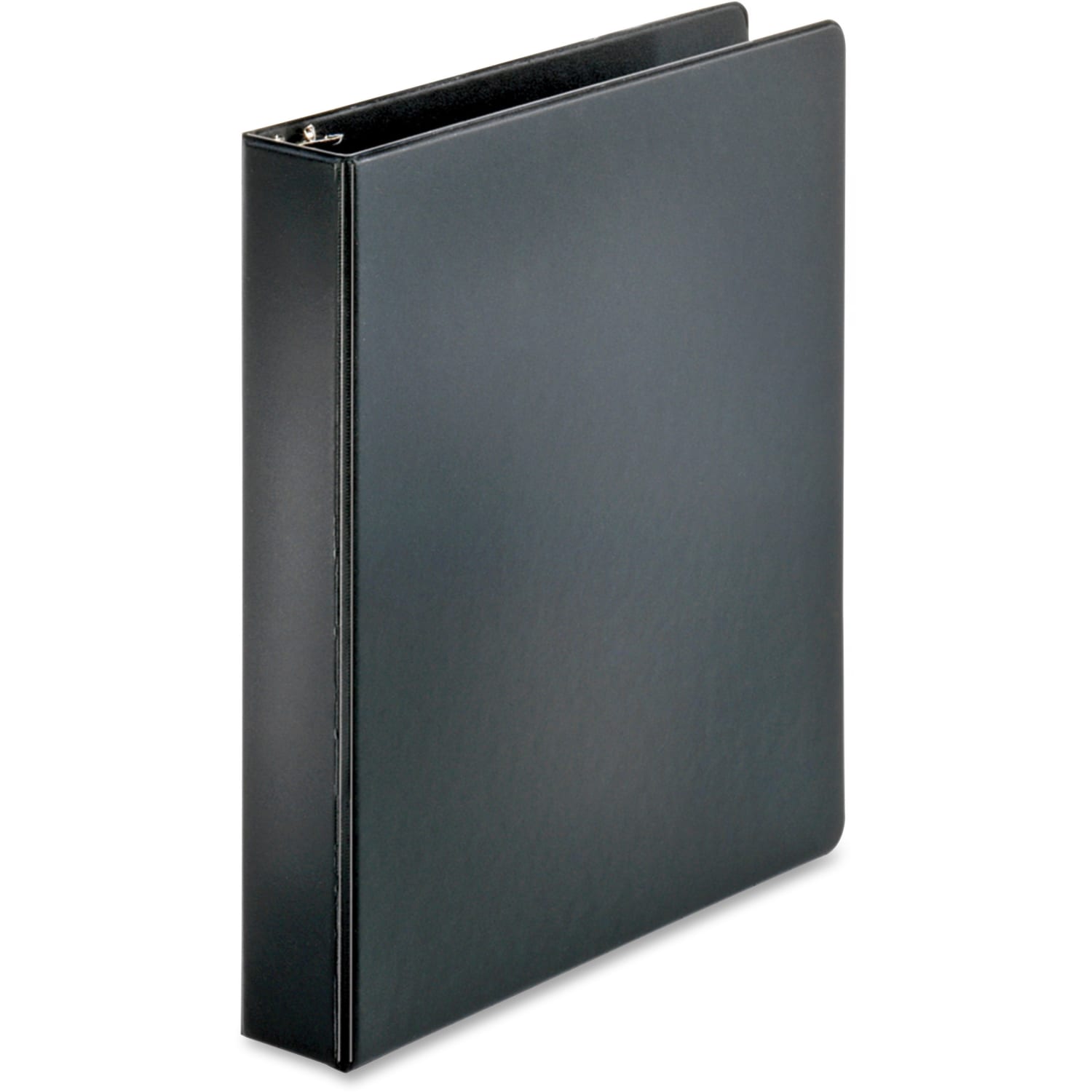 Business Source Basic Round Ring Binders, 1 1/2in Ring, 8 1/2in x 11in, Black, Pack Of 4 - Image 3