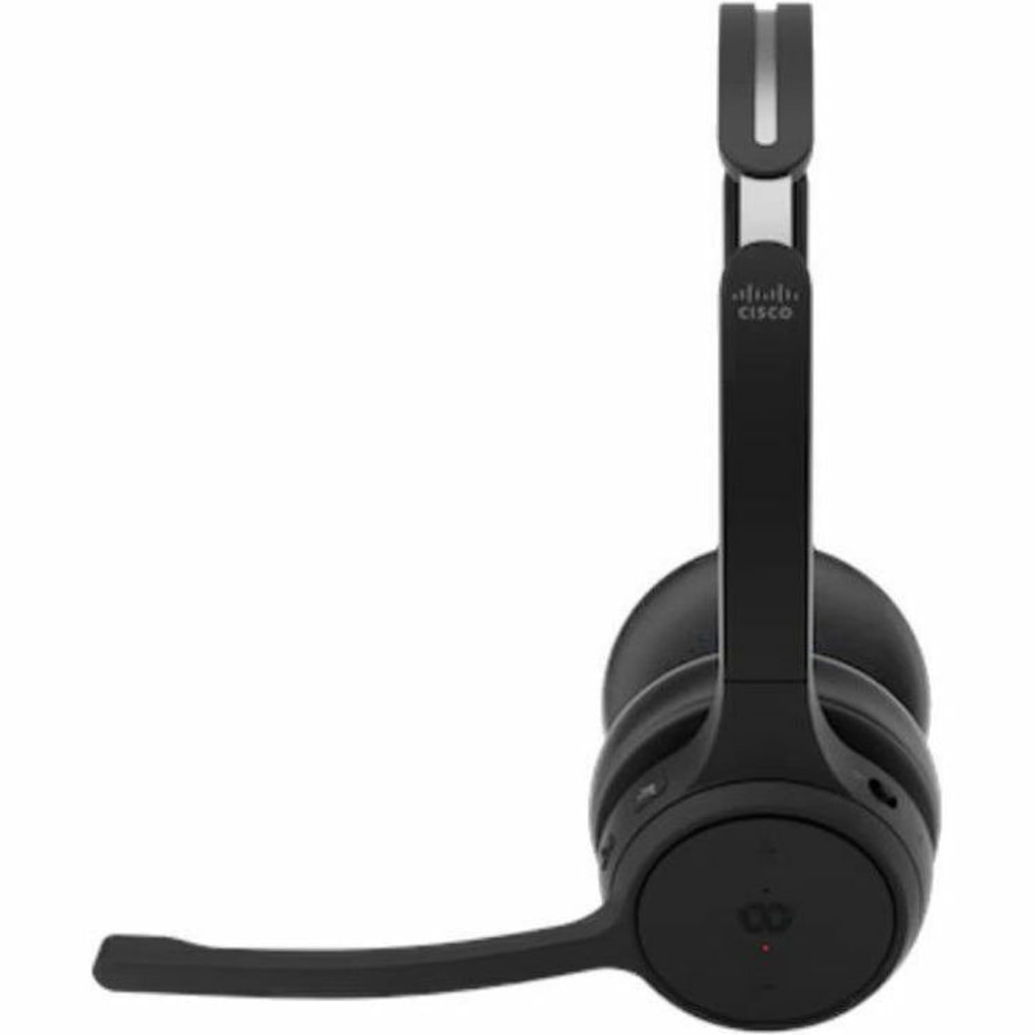Cisco Dual-Ear, Carbon Black Headset Bundle - Google Assistant, Siri - Stereo - USB Type A - Wired/Wireless - HSWL722BUNAC - Image 5