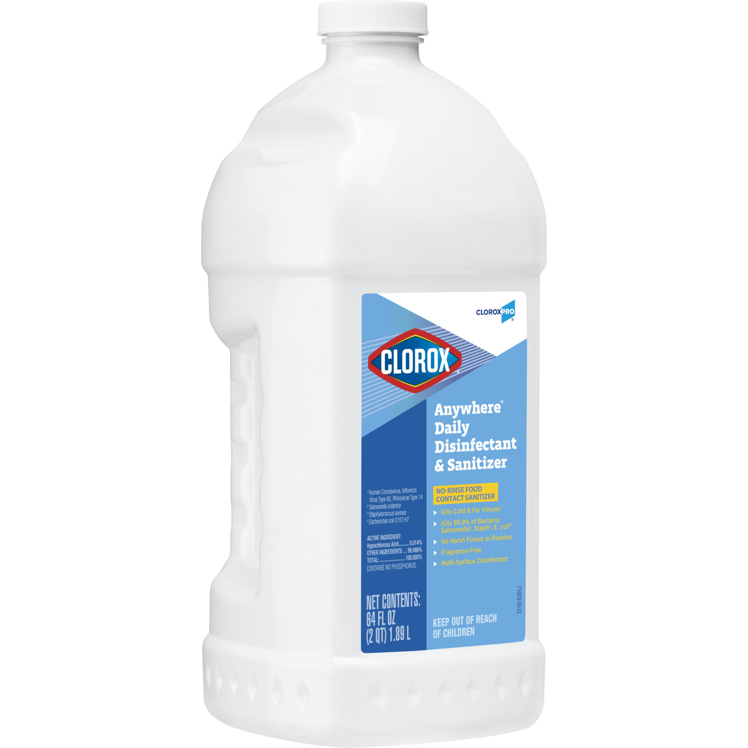 CloroxPro Clorox Commercial Solutions Anywhere Hard Surface Sanitizing Spray, 64 Oz - Image 3