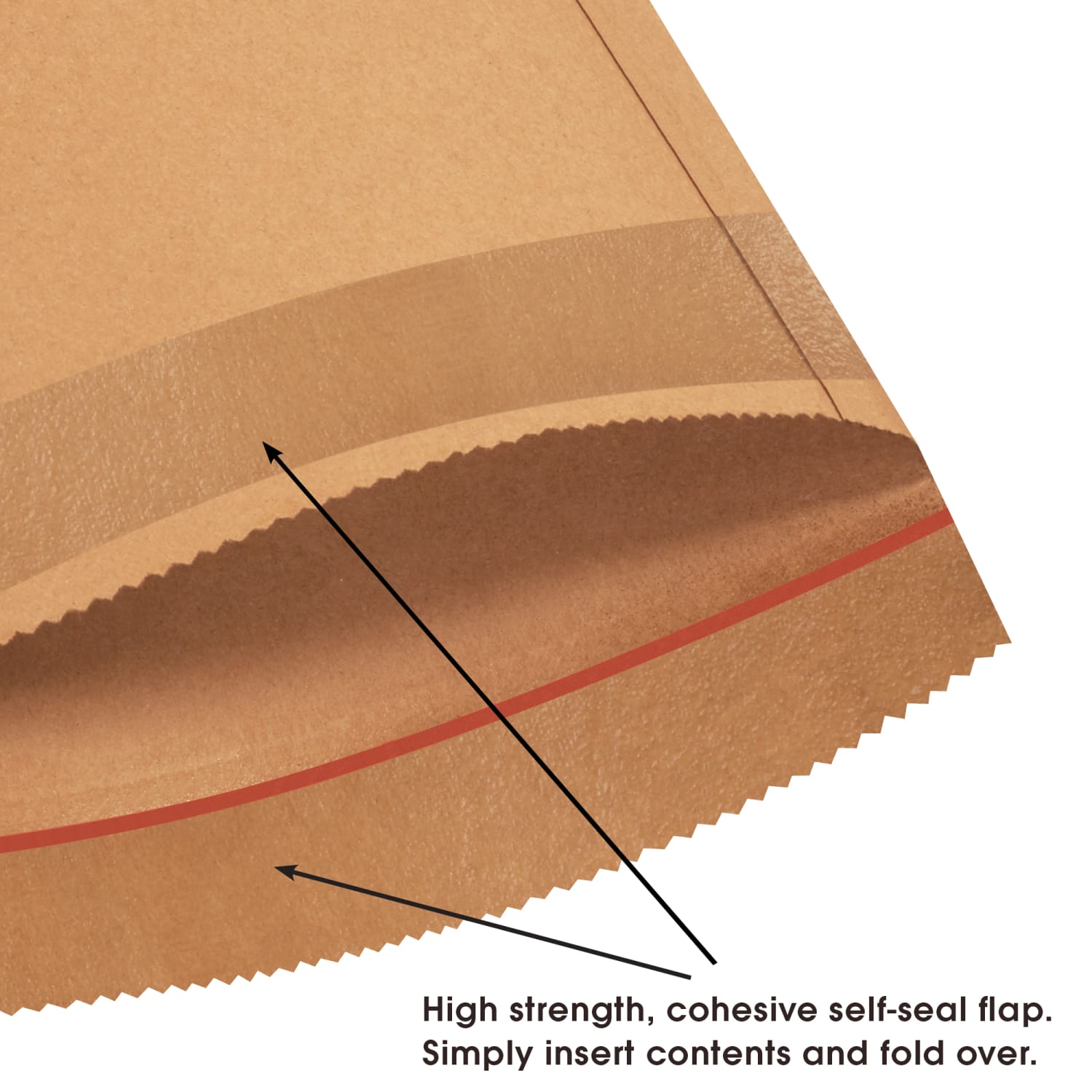 Jiffy Rigi Bag, 14 1/4in x 18 1/2in, Kraft, Pack Of 75 - Image 3