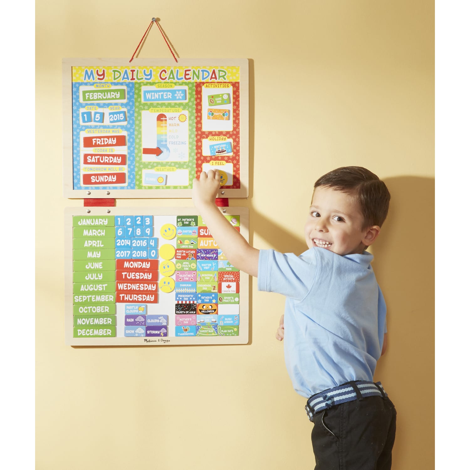 Melissa & Doug My First Daily Magnetic Calendar - Image 6