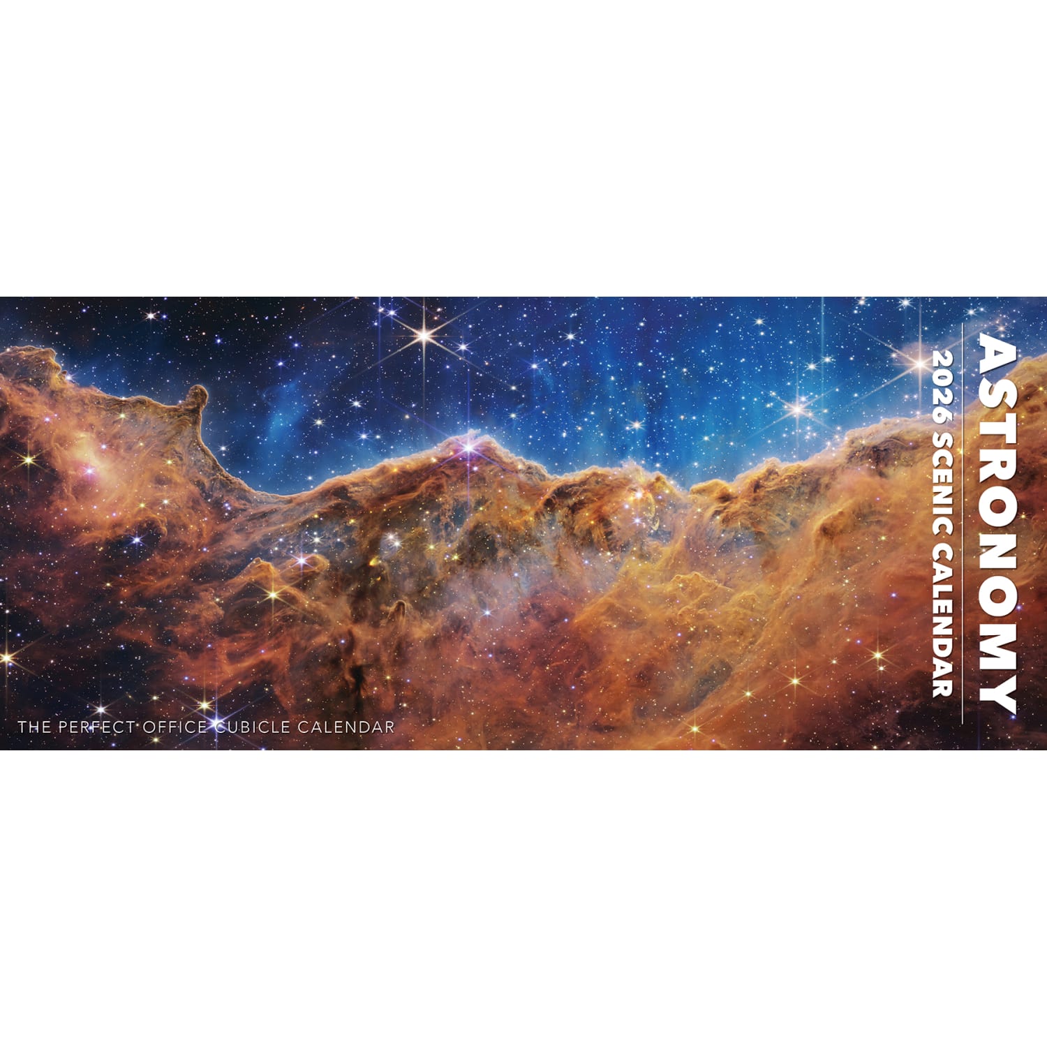 2026 Willow Creek Press Panoramic Wall Calendar, 6-1/2in x 15in, Astronomy, January To December, 54703