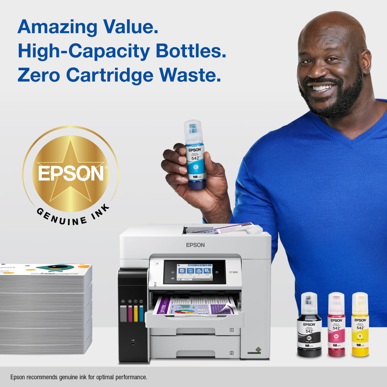 Epson 542 EcoTank Magenta Ink Refill Bottle, T542320-S - Image 5