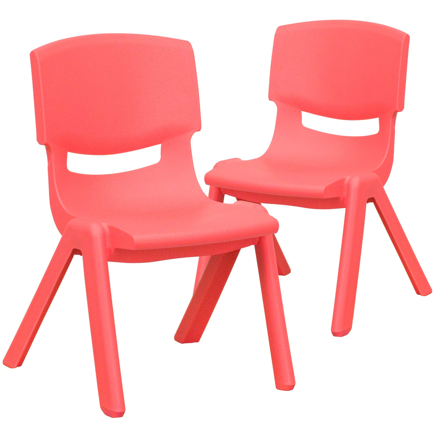 Flash Furniture Plastic Stackable School Chairs With 1012in Seat Height Red Set Of 2 Chairs PopularChairscom Flash Furniture Plastic Stackable School Chairs With 10 12in Seat Height Red Set Of 2 Chairs PopularChairscom
