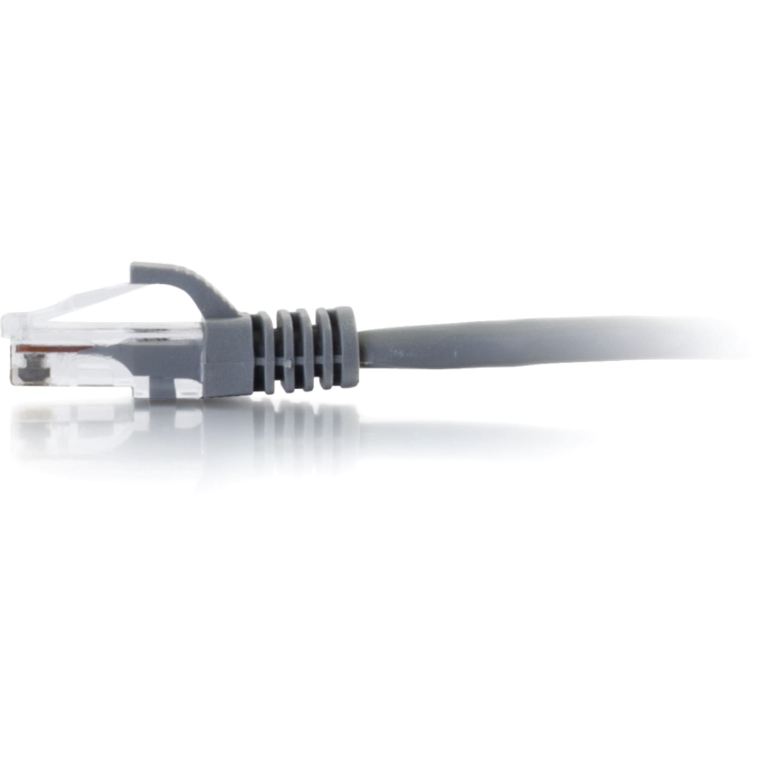 C2G 2ft Cat6 Snagless Unshielded (UTP) Network Patch Ethernet Cable - Gray - Cat6 for Network Device - RJ-45 Male - RJ-45 Male - 2ft - Gray - Image 3