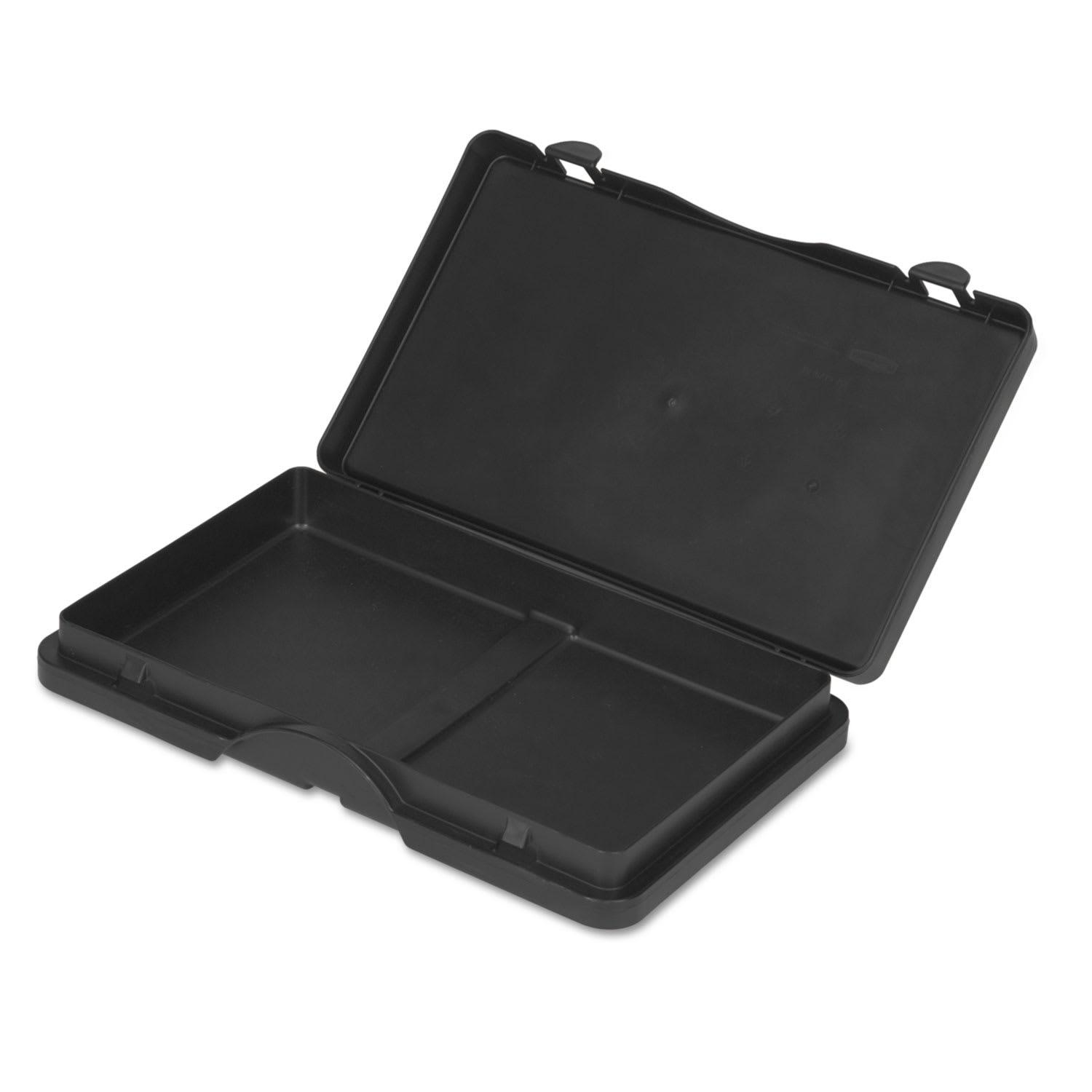 Rubbermaid Commercial Storage/Trash Compartment Cover, Plastic, Black - Image 3