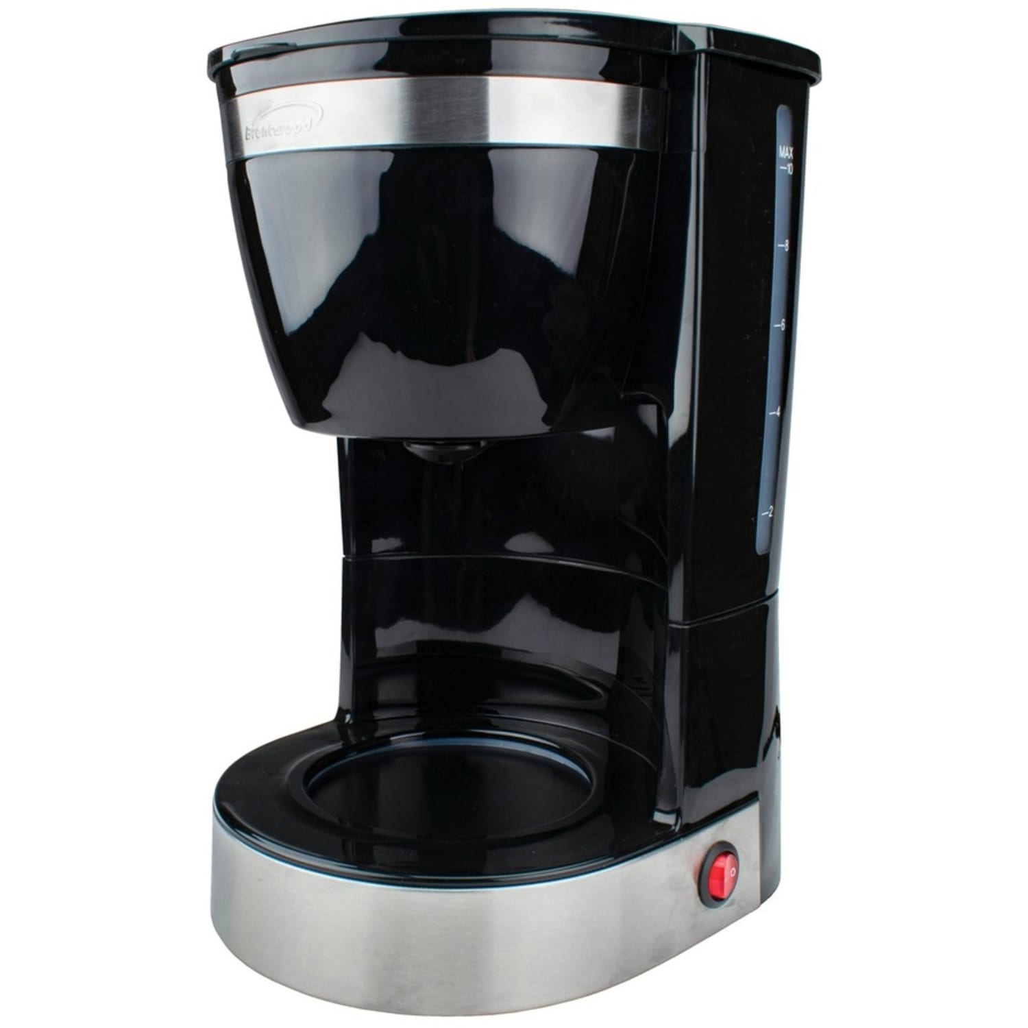 Brentwood TS-215BK 12-Cup Coffee Maker, Black - 800 W - 12 Cup(s) - Multi-serve - Black - Image 4