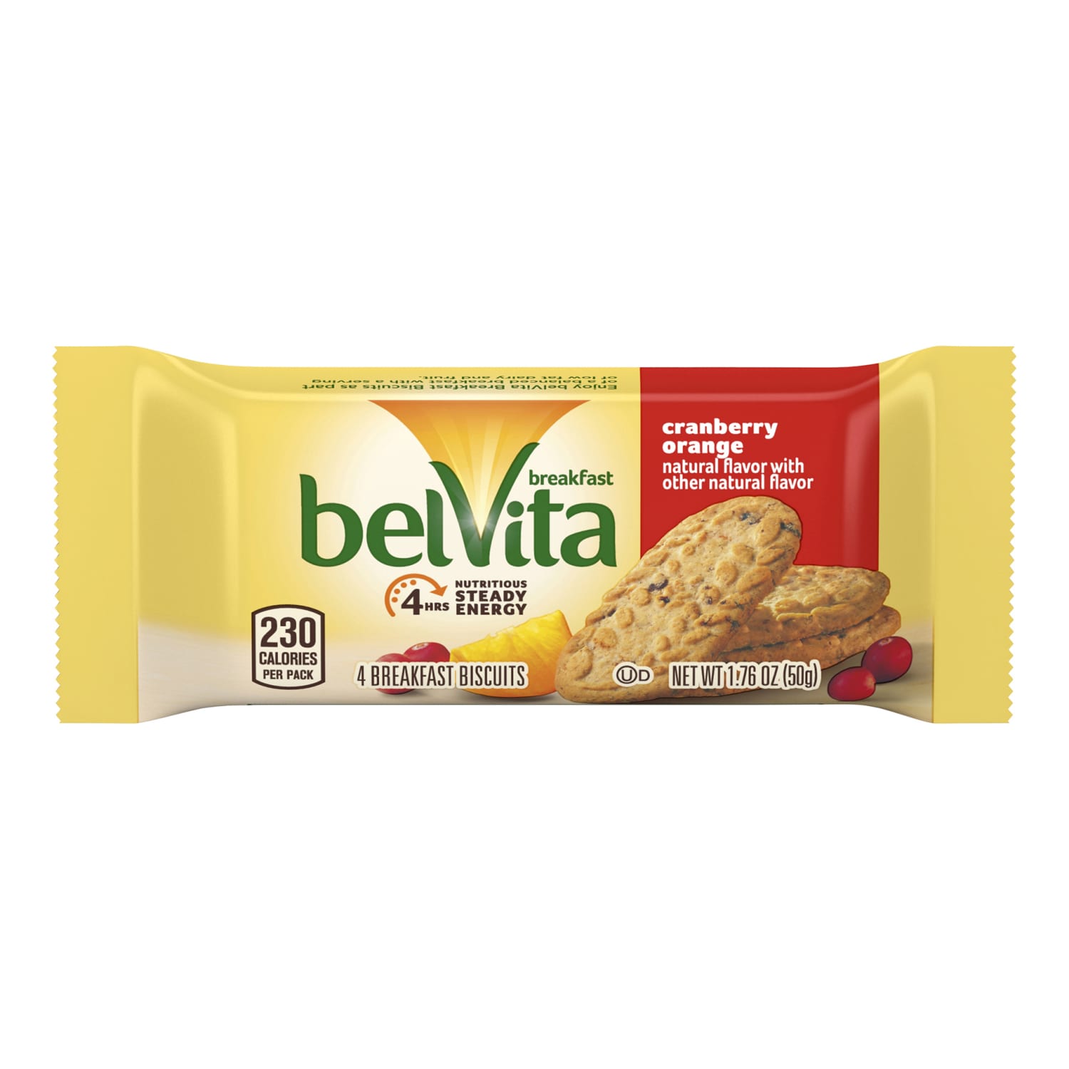 BELVITA Breakfast Biscuits Cranberry Orange, 5 Count, 6 Pack - Image 5