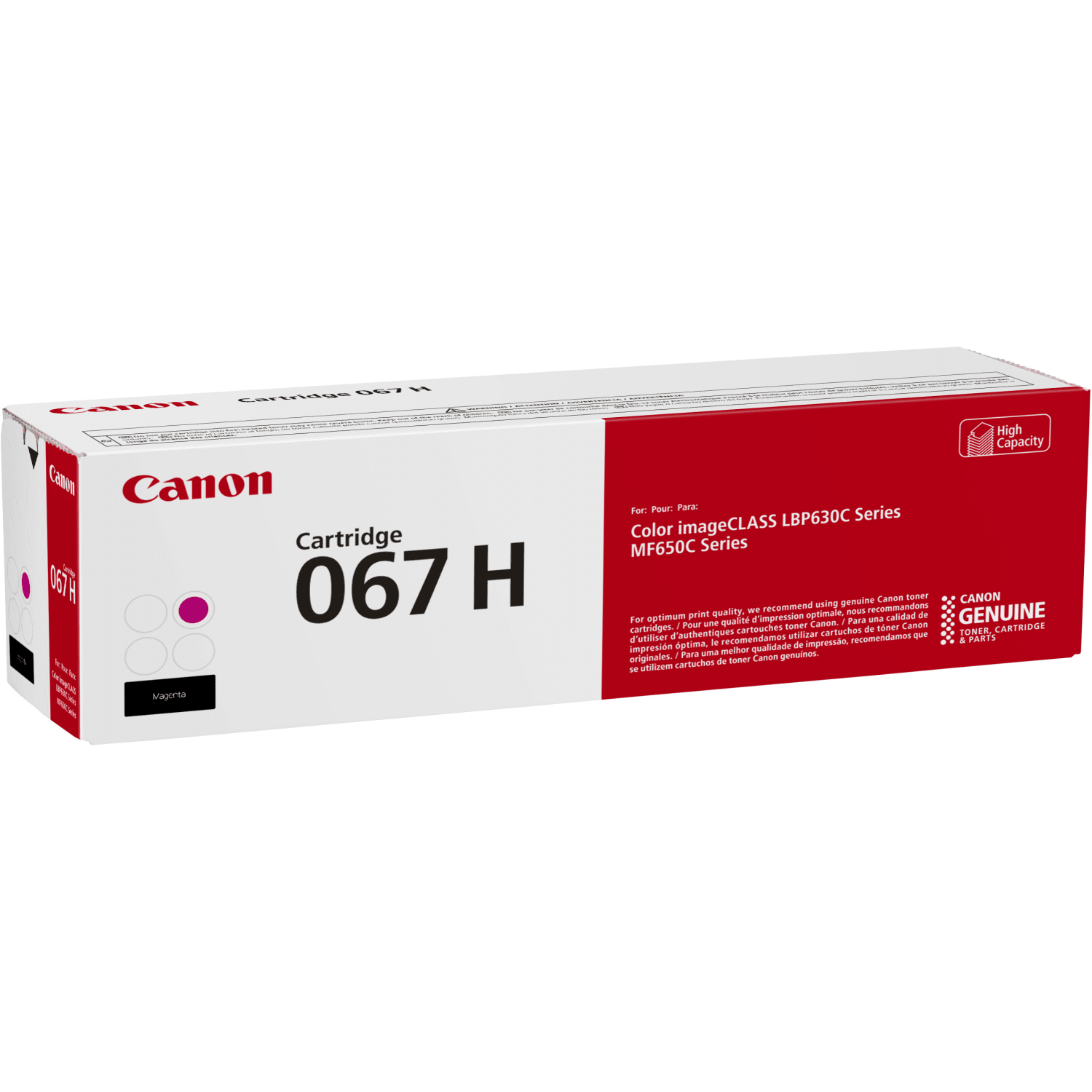Canon 67 Magenta High Yield Toner Cartridge, 5104C001 - Image 3