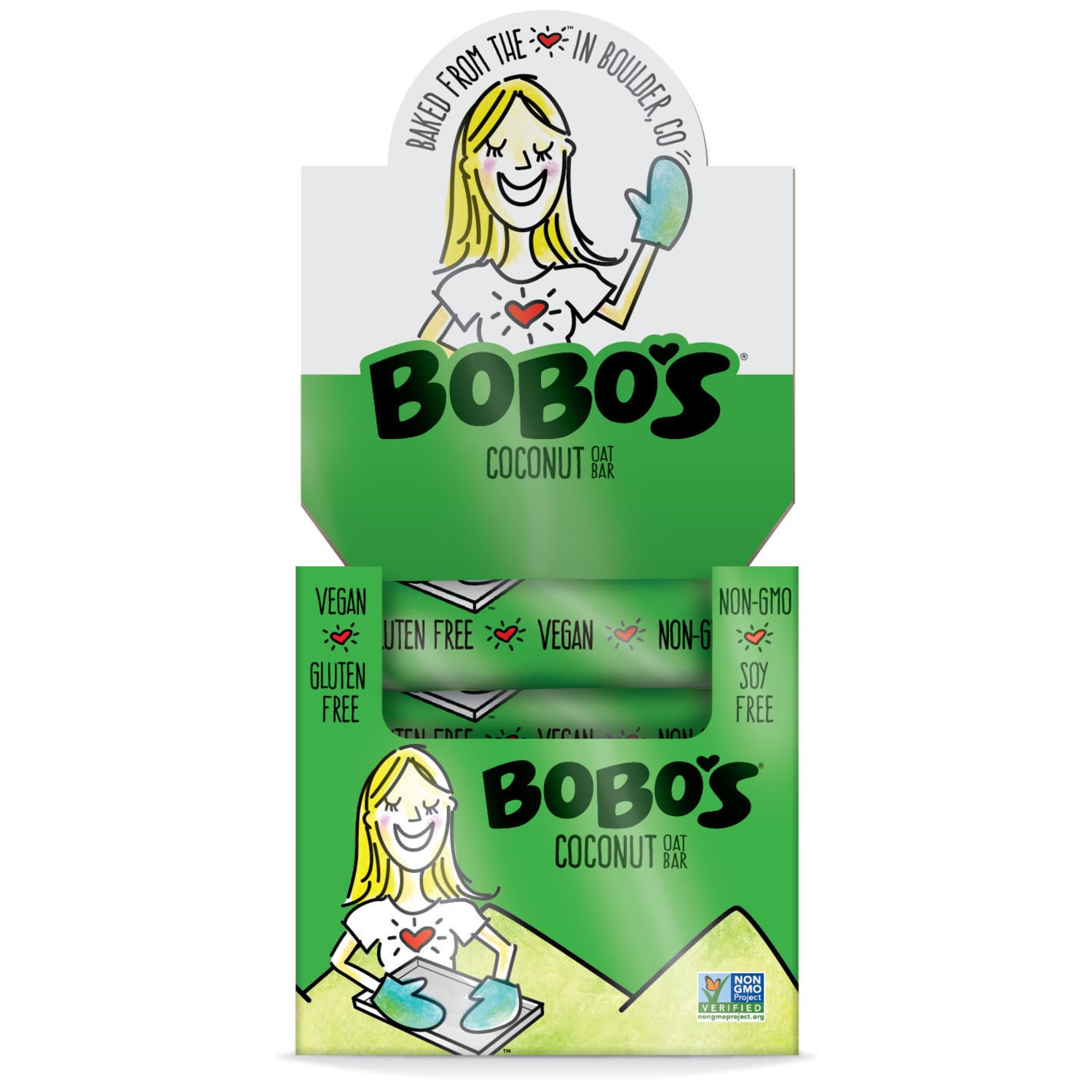 BoBos Oat Bars, Coconut, 3.5 Oz, Box of 48 Bars - Image 3