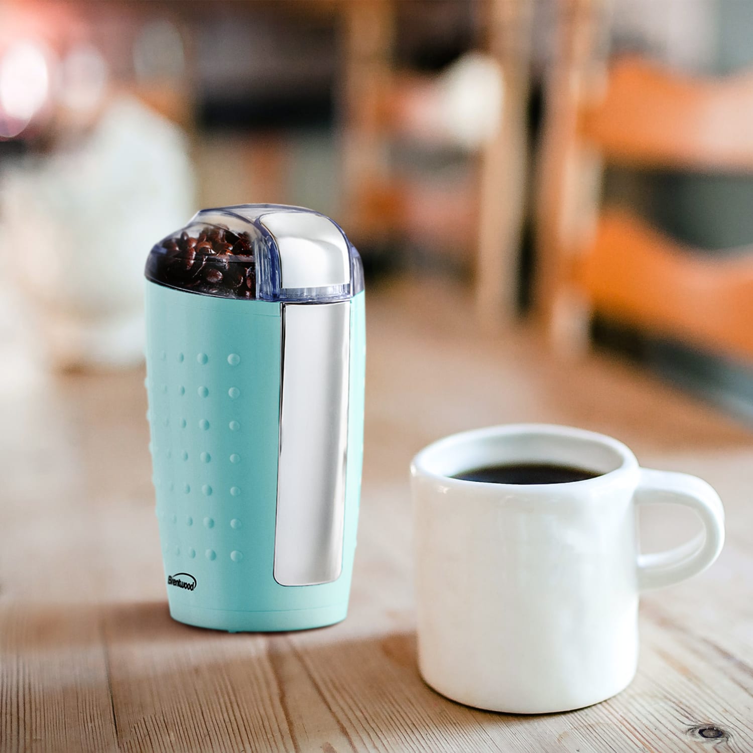 Brentwood 4 Oz Coffee And Spice Grinder, Blue - Image 3