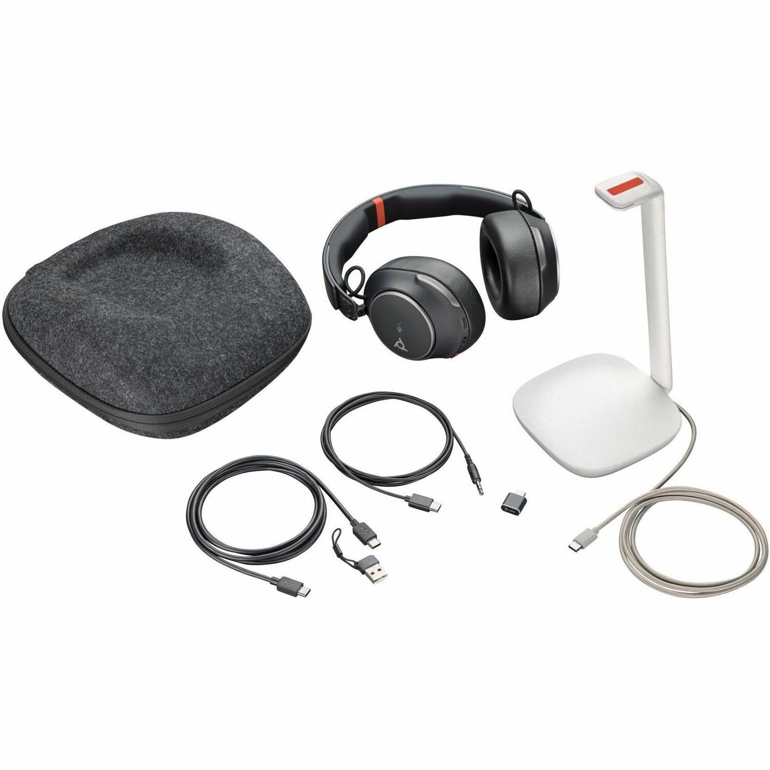 Poly Voyager Surround 85 UC Headset - Microsoft Teams Certification - Stereo - Mini-phone (3.5mm) - Wired/Wireless - 8G7T8AA - Image 3