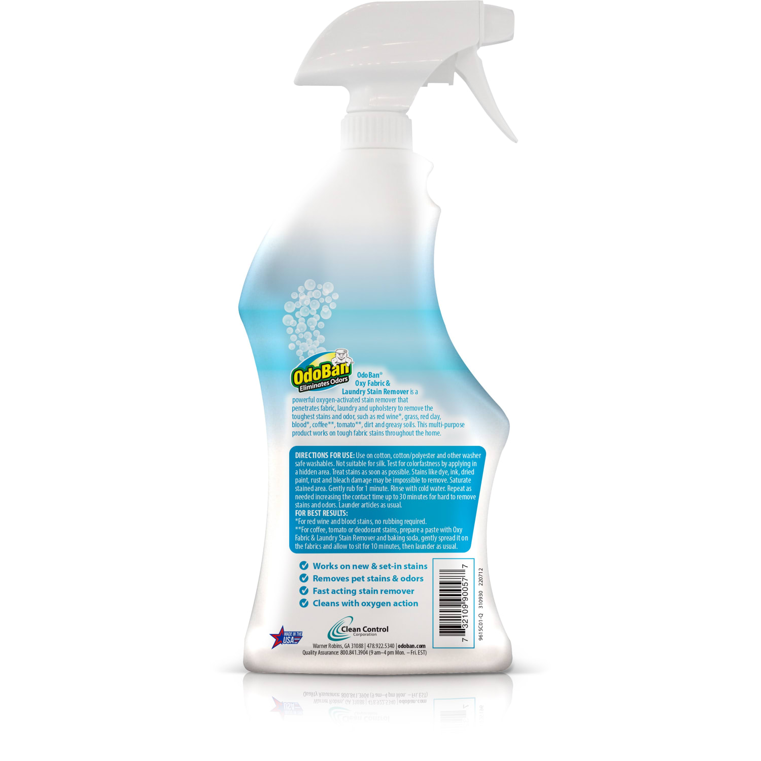OdoBan Ready-to-Use Oxy Fabric And Laundry Stain Remover, 32 Oz - Image 3