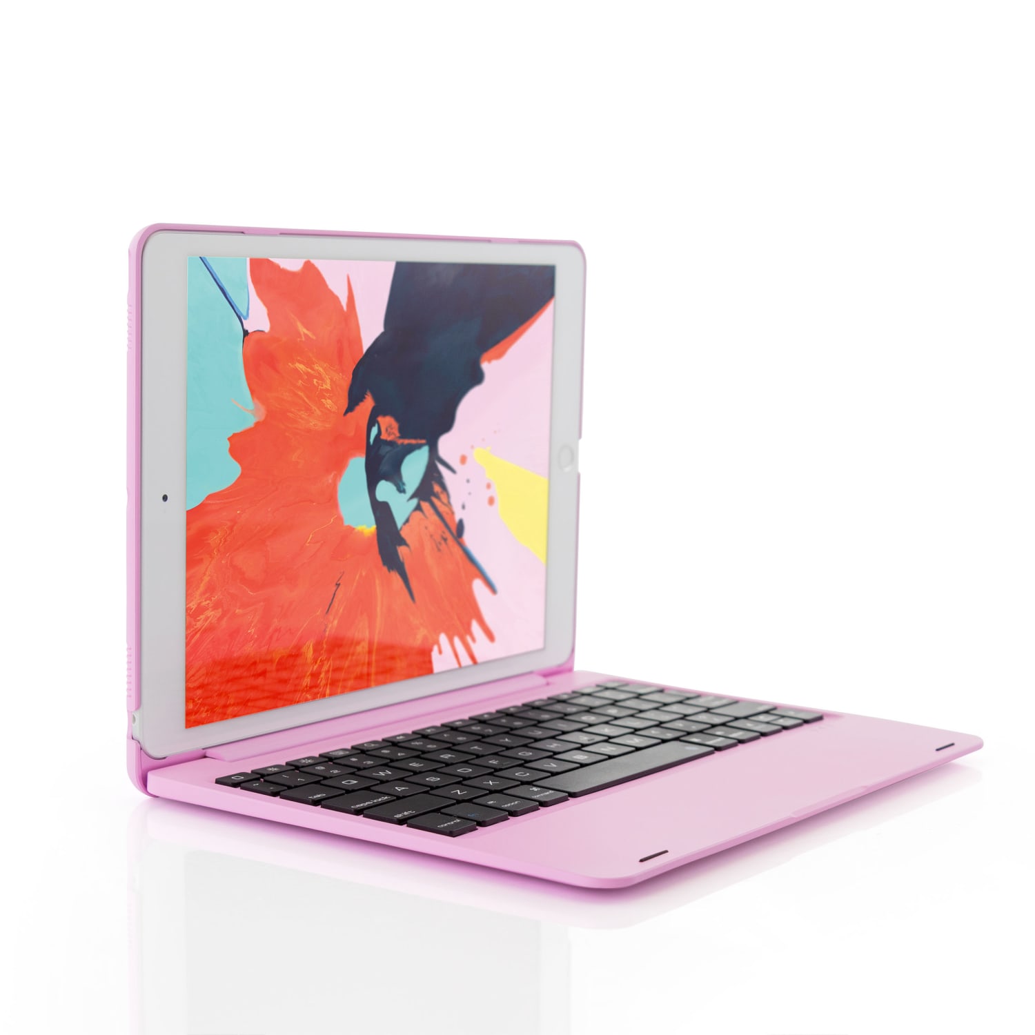 MGear Hard Shell Bluetooth Wireless Keyboard For iPad, Blush/Pink, 995114196M - Image 4