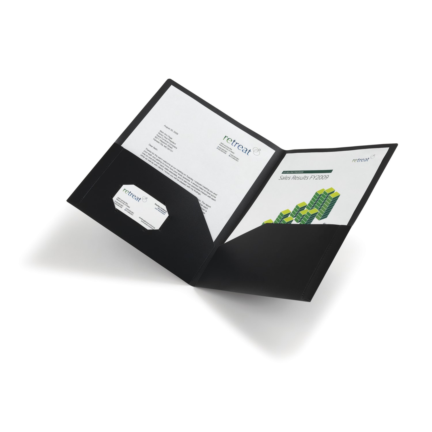 Office Depot Brand School-Grade 2-Pocket Poly Folder, Letter Size, Black - Image 3