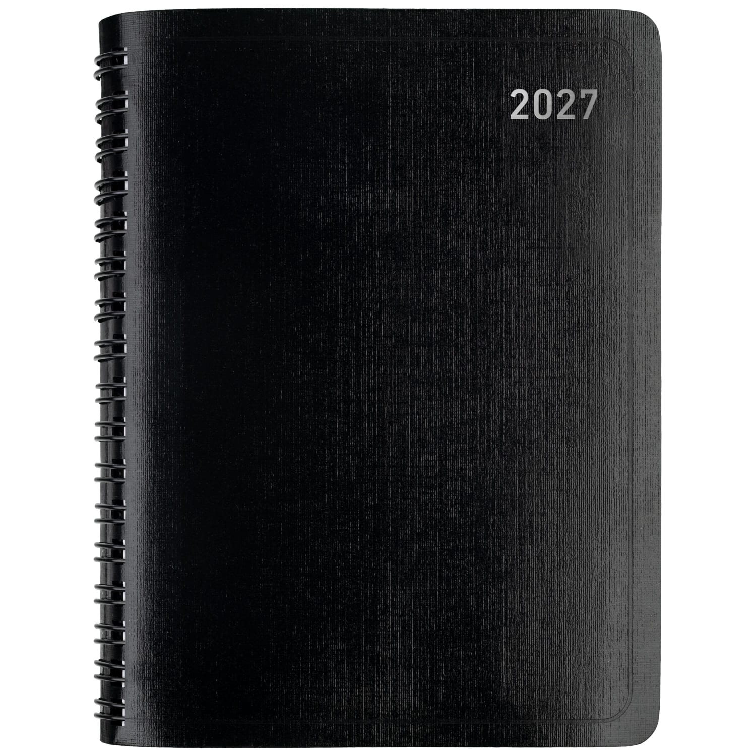 Office Depot Brand Weekly Monthly Planner, 4in x 6in, Black, January 2027 to December 2027, OD71150027