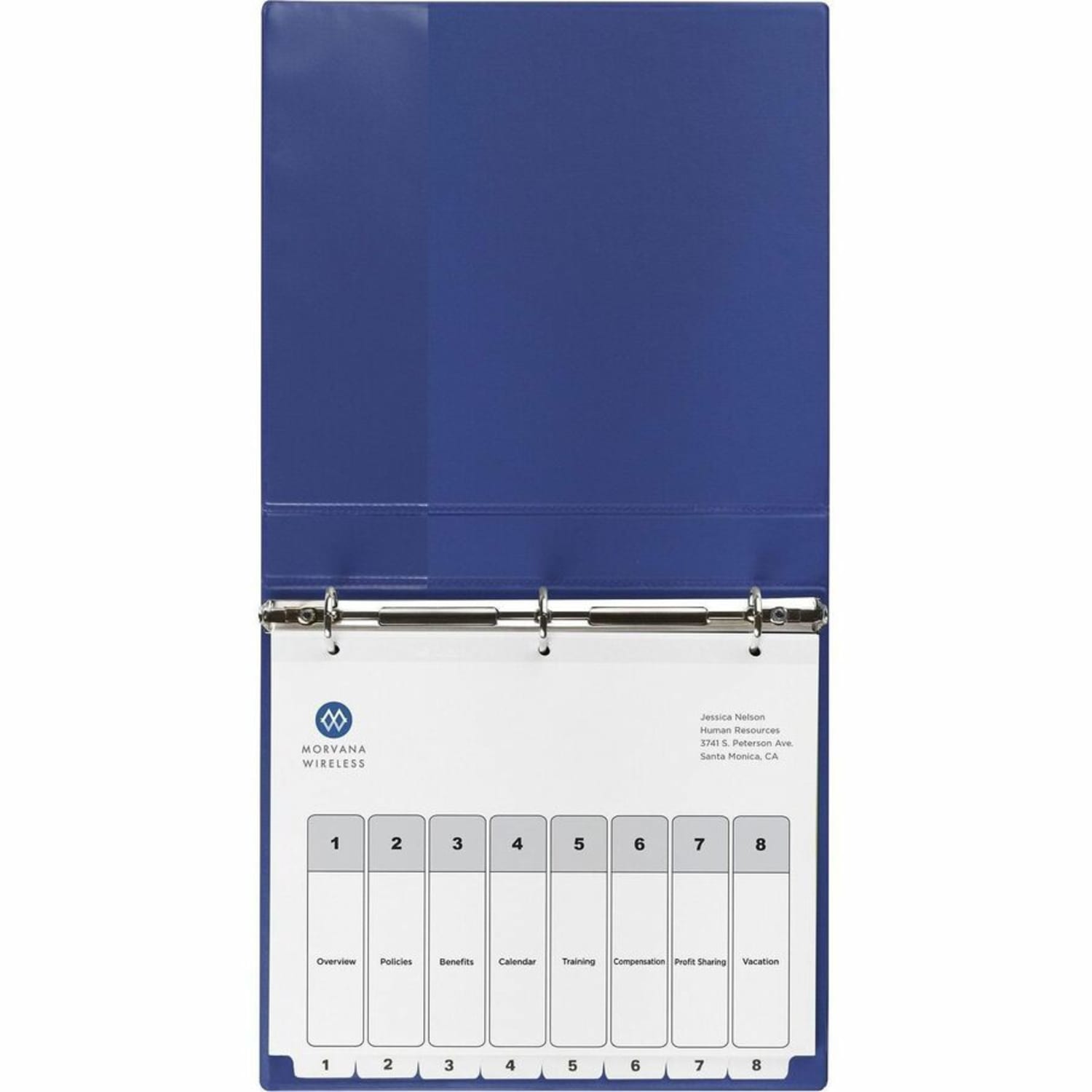 Avery Ready Index Binder Dividers, 8-1/2in x 11, White, 8 Dividers Per Set, Pack Of 6 Sets - Image 5
