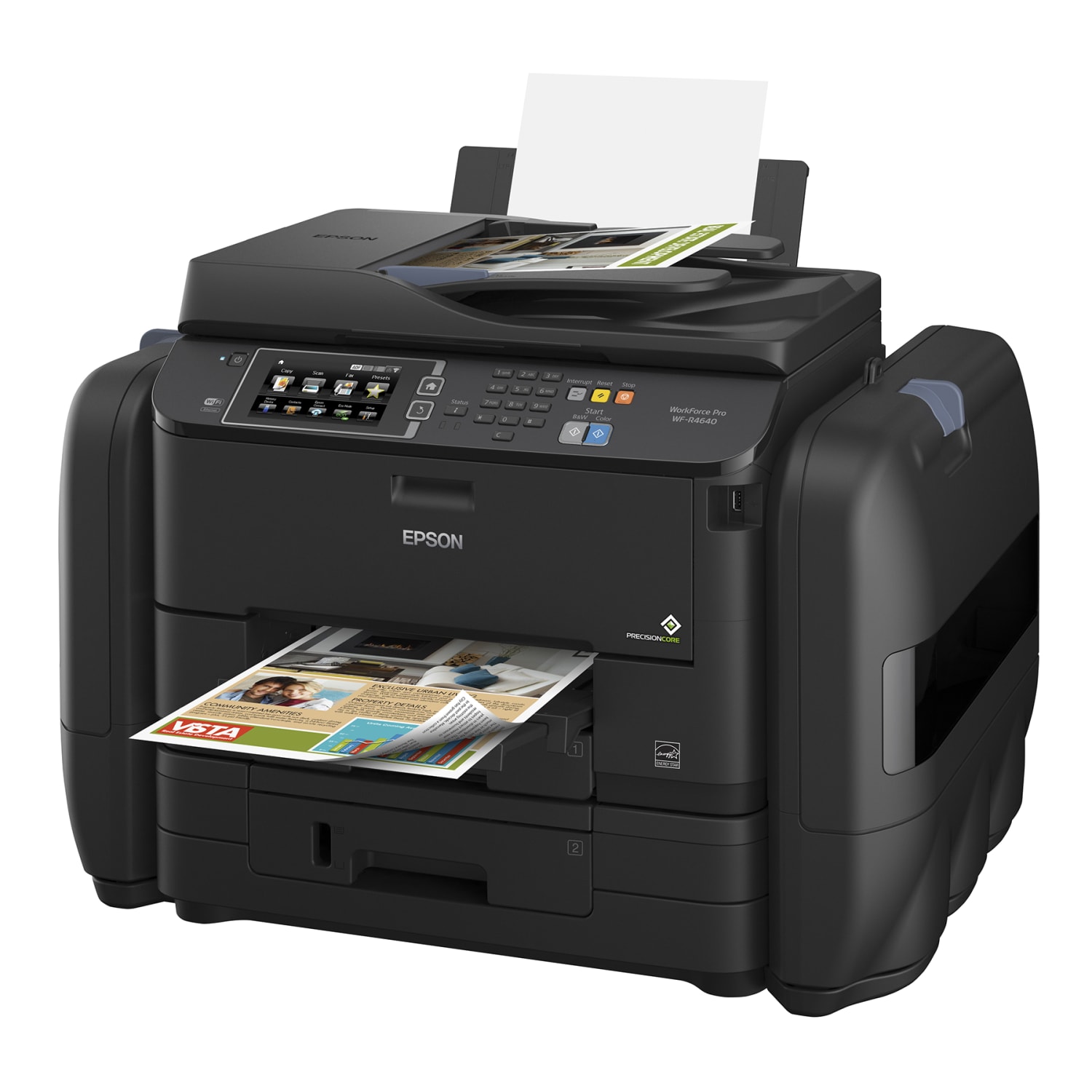 Epson WorkForce Pro WF-R4640 EcoTank Supertank Wireless InkJet All-In-One Color Printer - Image 4