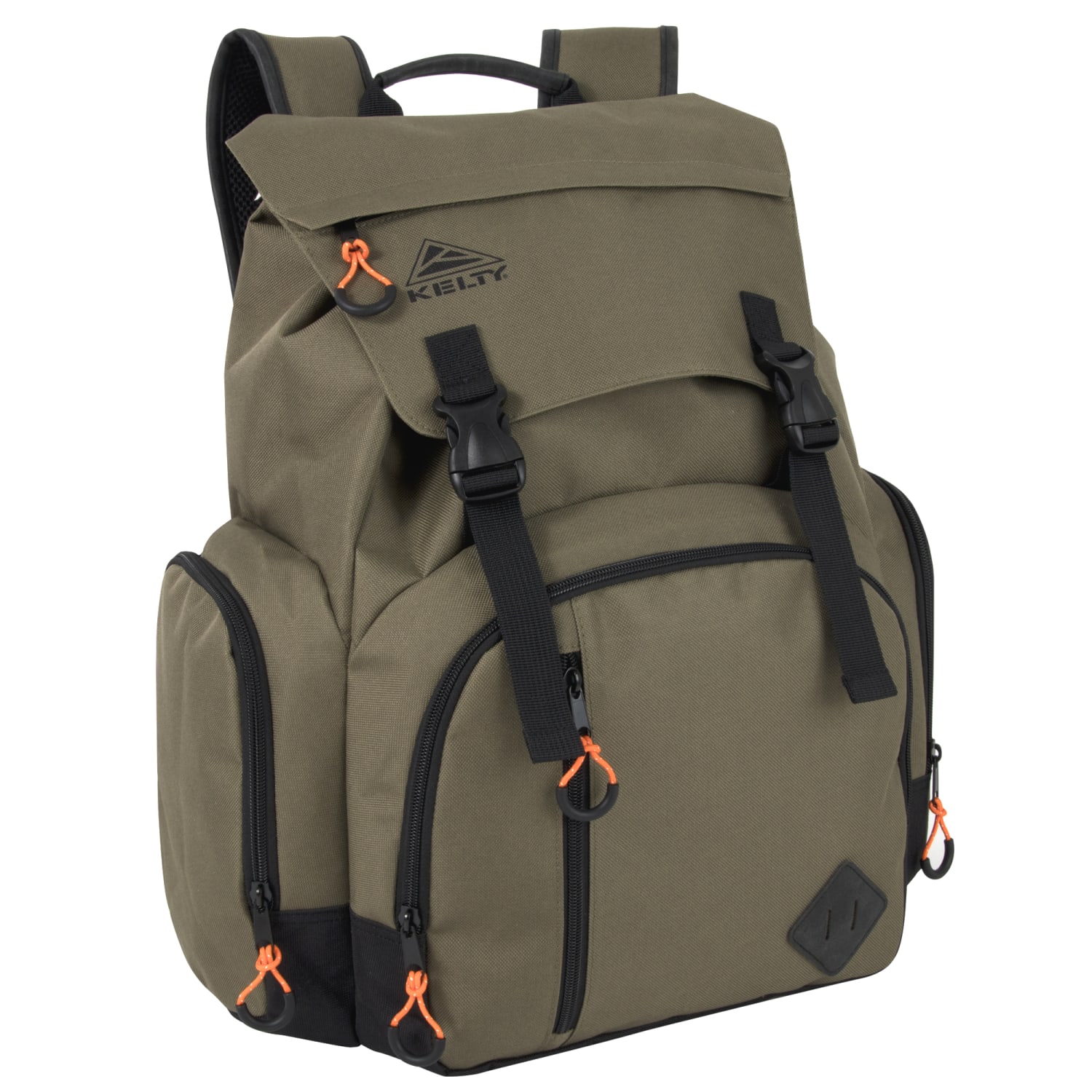 KELTY FLAP TOP BACKPACK WITH LAPTOP SLEEVE IN MAIN COMPARTMENT - Green