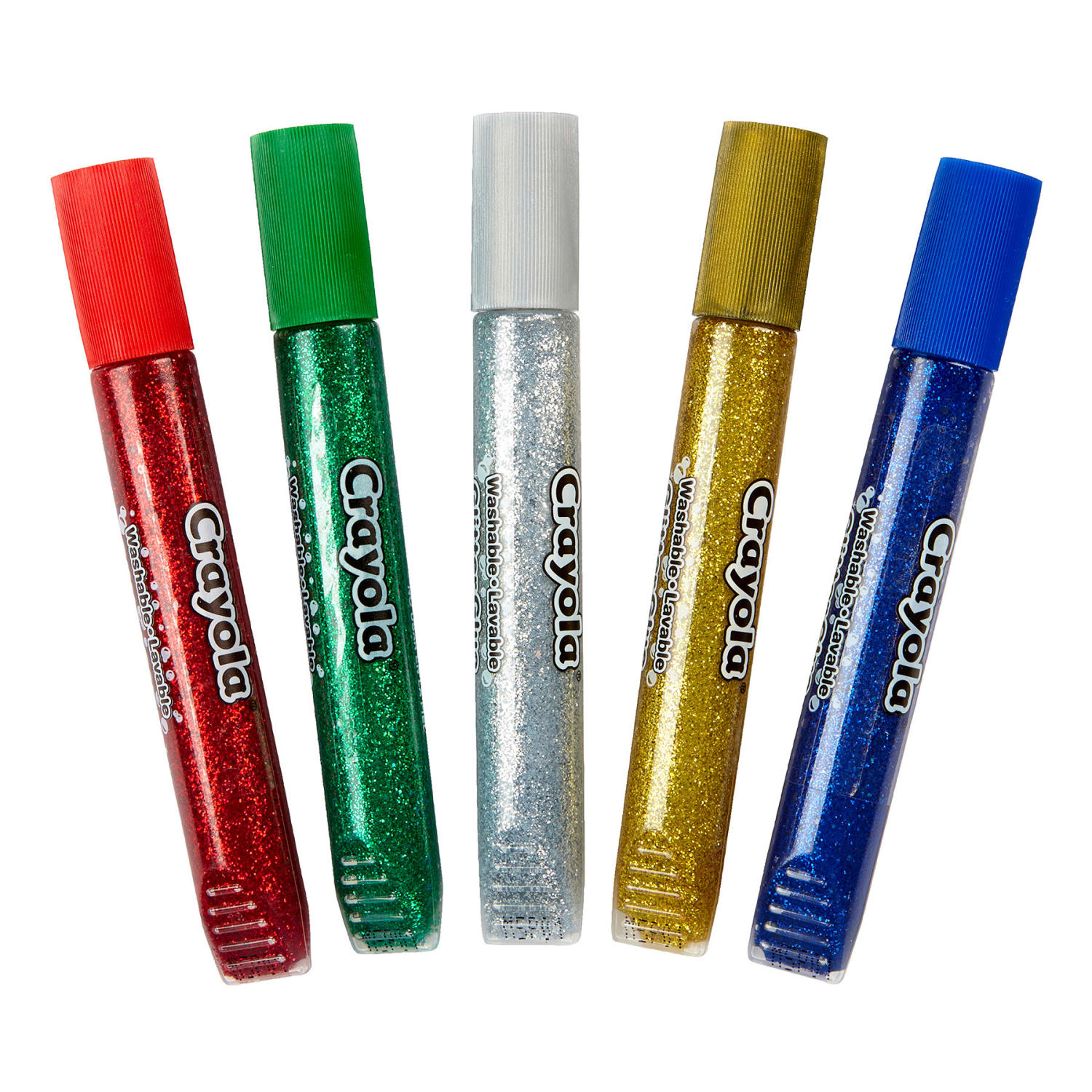 Crayola Washable Glitter Glue, Bold, 5 Per Pack, Set Of 6 Packs - Image 5
