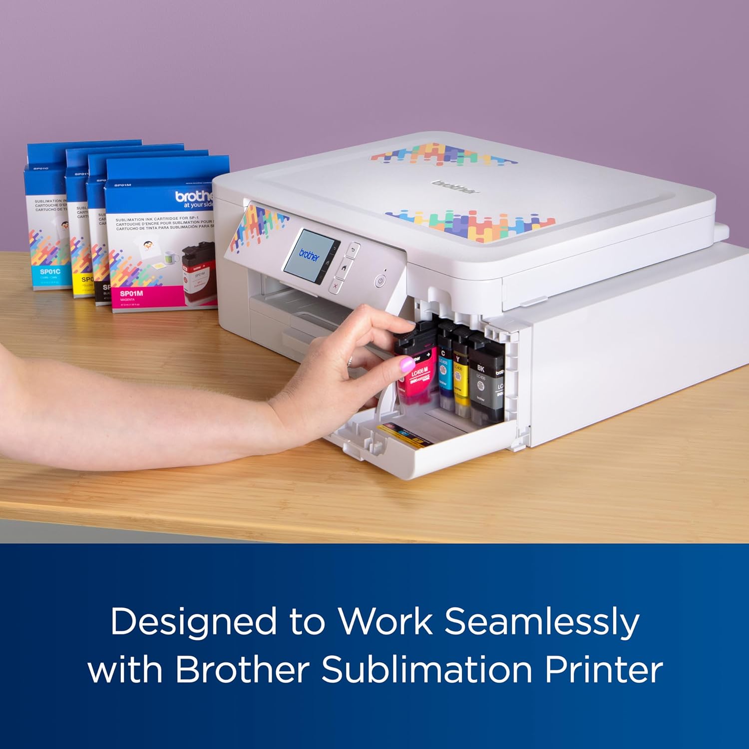 Brother Genuine Sublimation Ink Cartridge, Yellow - Image 3
