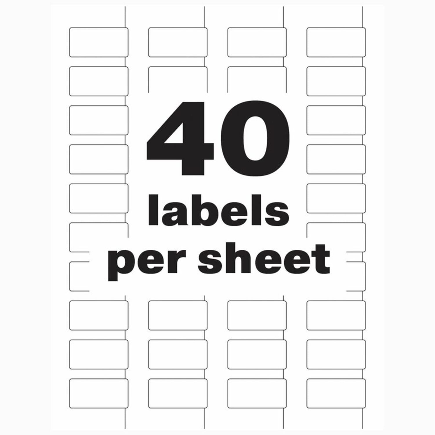 Avery PermaTrack Durable White Asset Tag Labels, 3/4inx1-1/2in , 320 Asset Tags - 3/4inx 1 1/2in - Permanent Adhesive - 61525 - Image 6