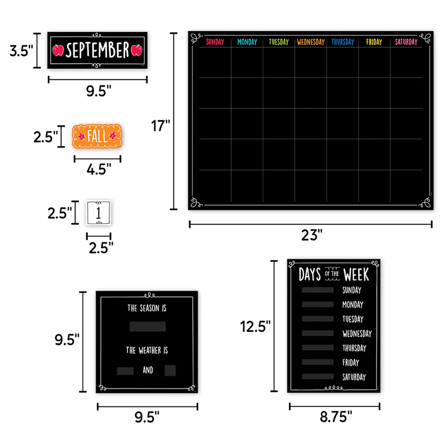 Creative Teaching Press Curated Classroom Core Decor Bulletin Board Set, Back To School, All Ages, Set Of 268 Pieces - Image 5