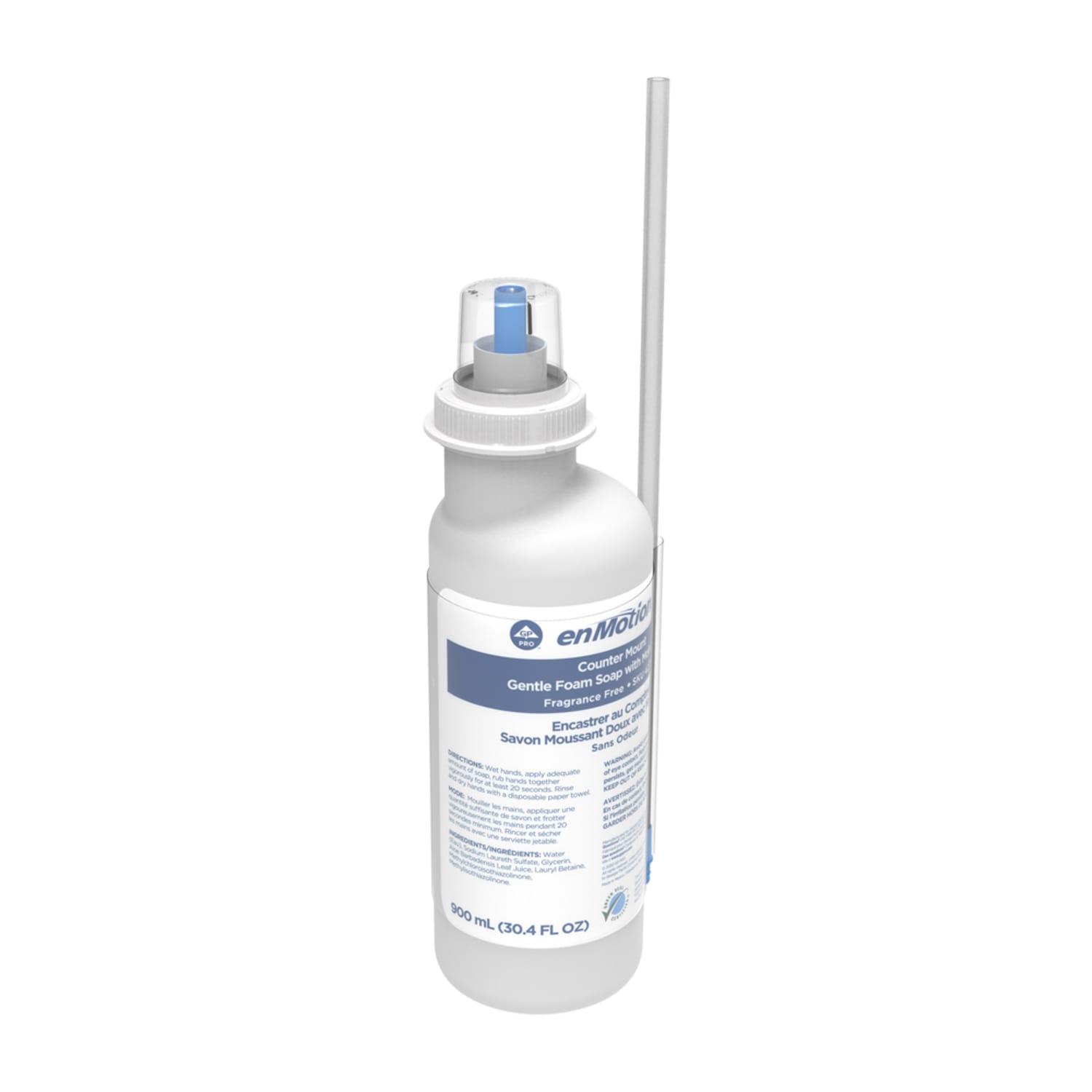 enMotion Counter Mount bottle Frangrance Free 900ml recyclable bottle clear - Image 6