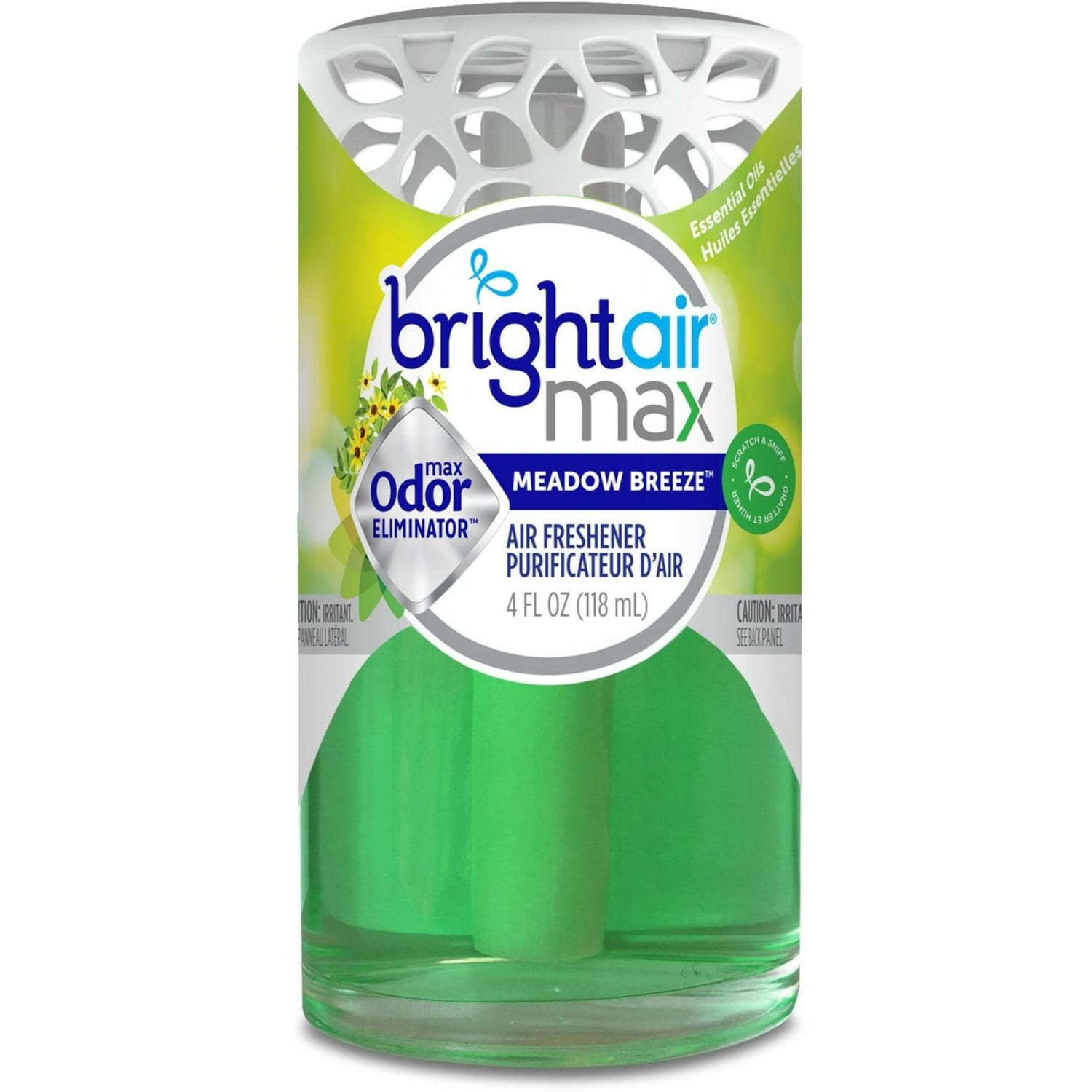 Bright Air Max Odor Eliminator Gel, Meadow Breeze, 4 Oz - Image 4