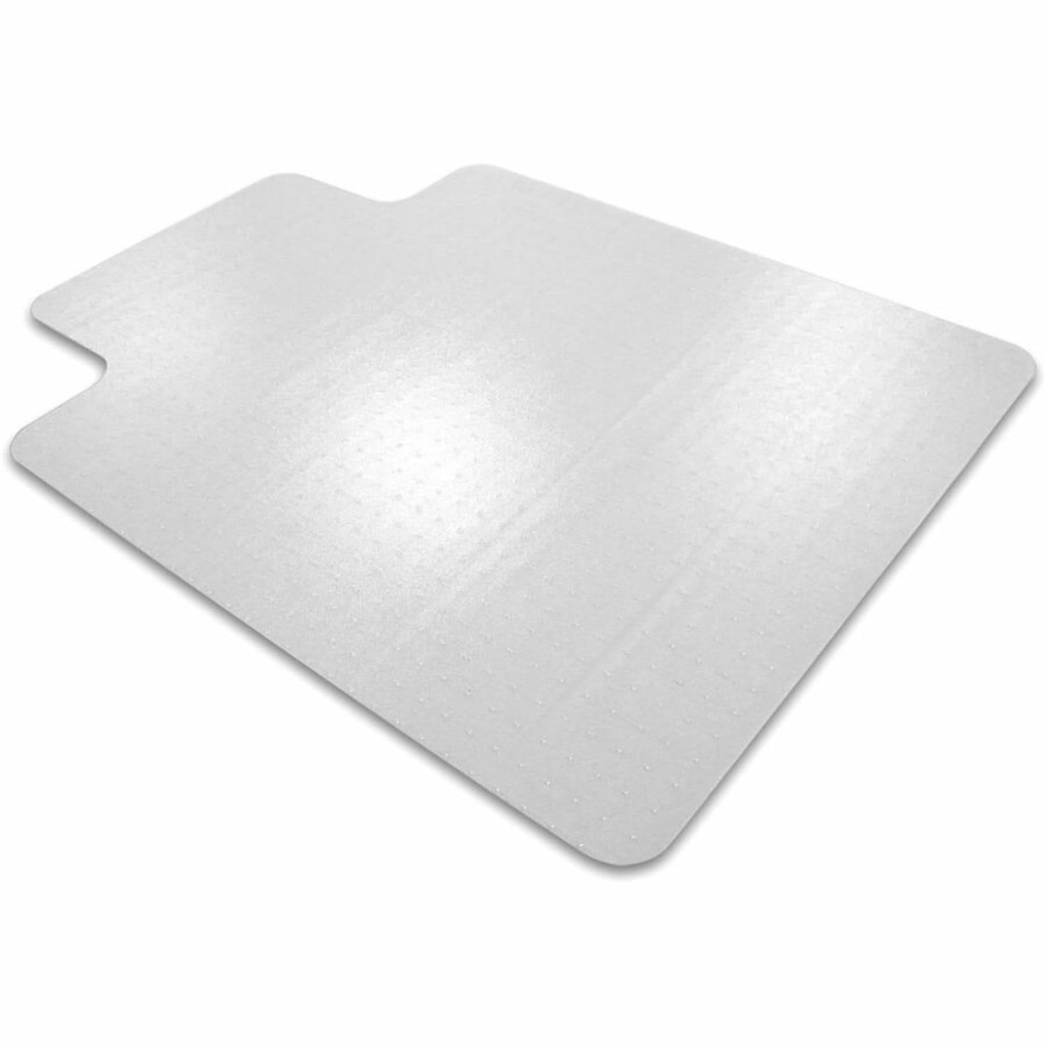 Floortex Cleartex Enhanced Polymer Lipped Chair Mat for Carpets up to 3/8in, 36in x 48in, Clear - Image 5