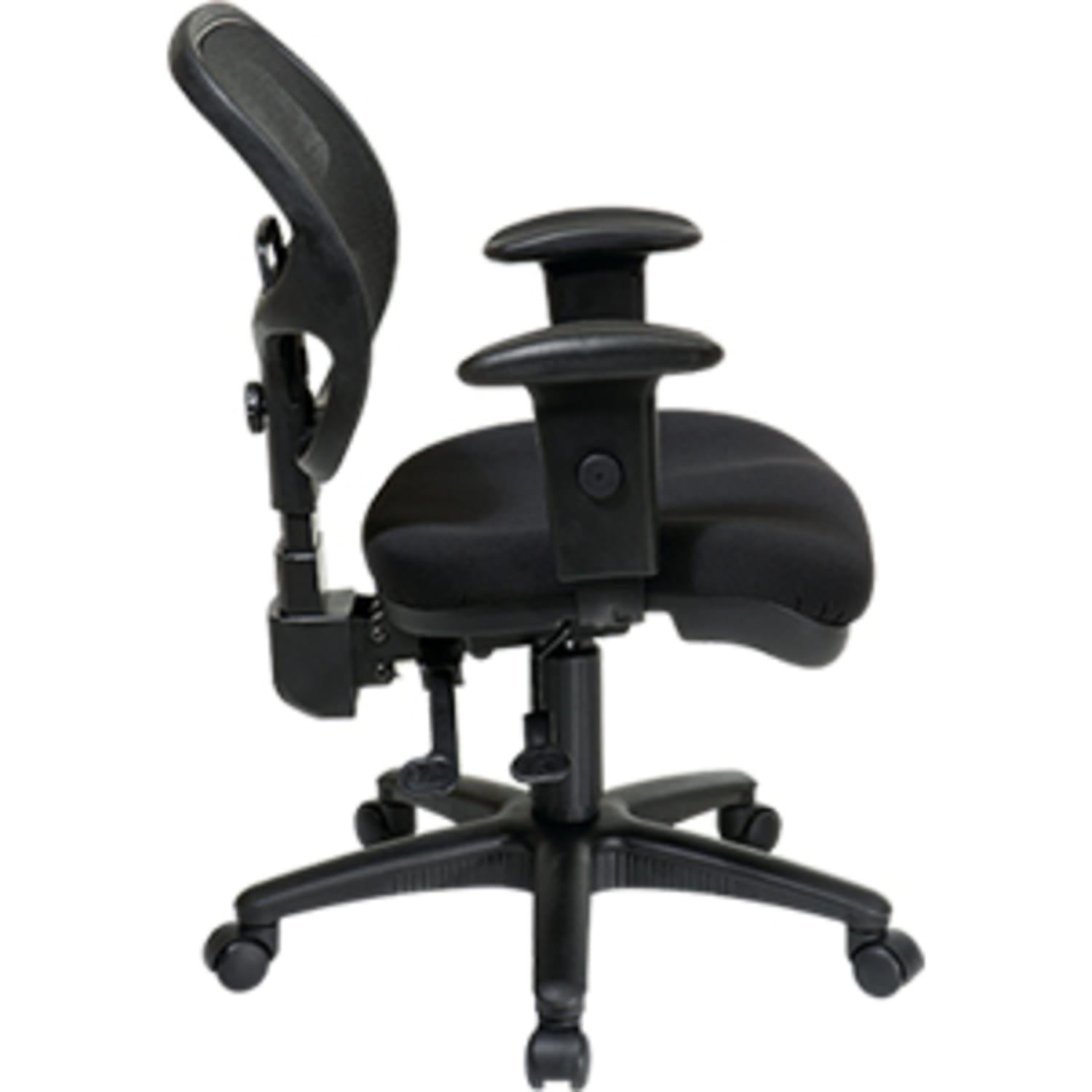 Office Star Pro LineII Mid Back Ergonomic Task Chair Black PopularChairscom
