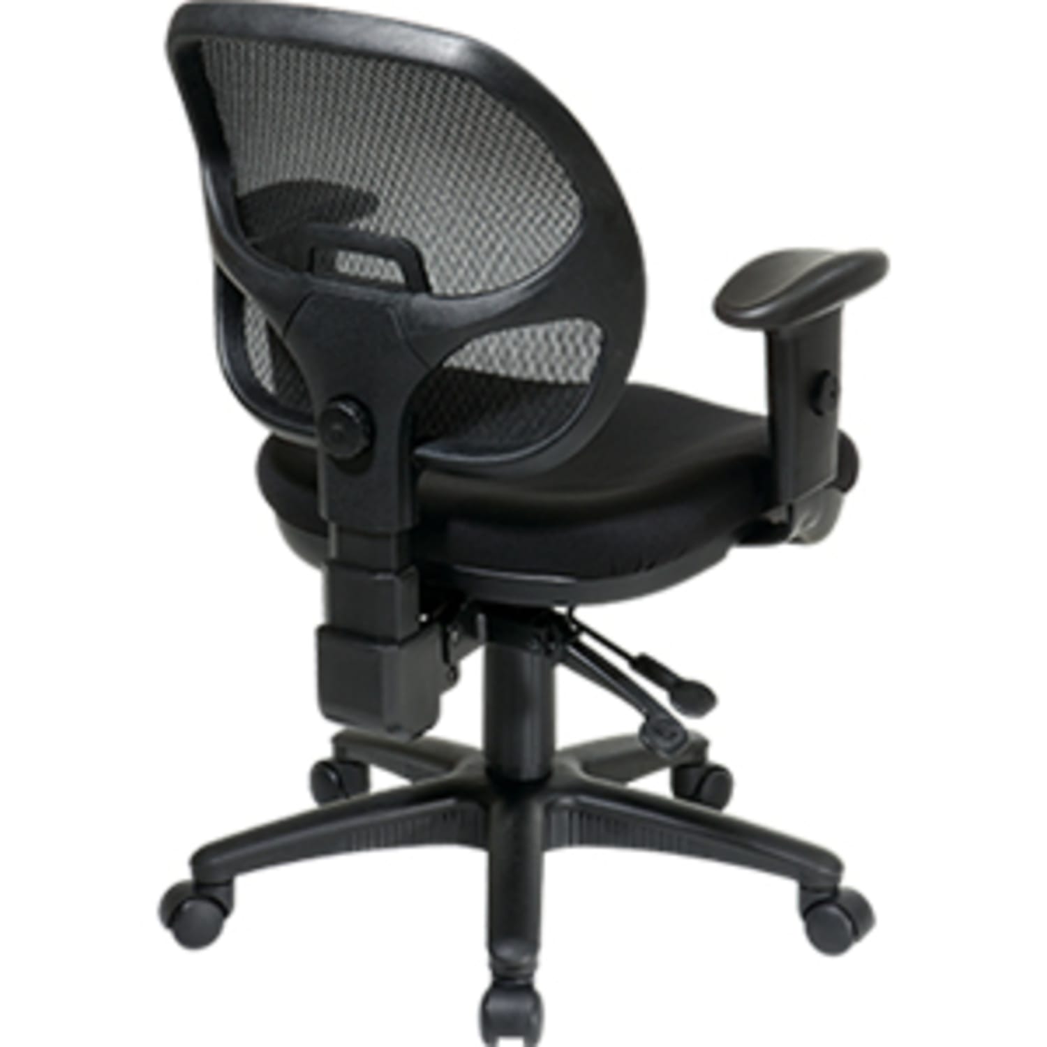 Office Star Pro LineII Mid Back Ergonomic Task Chair Black PopularChairscom