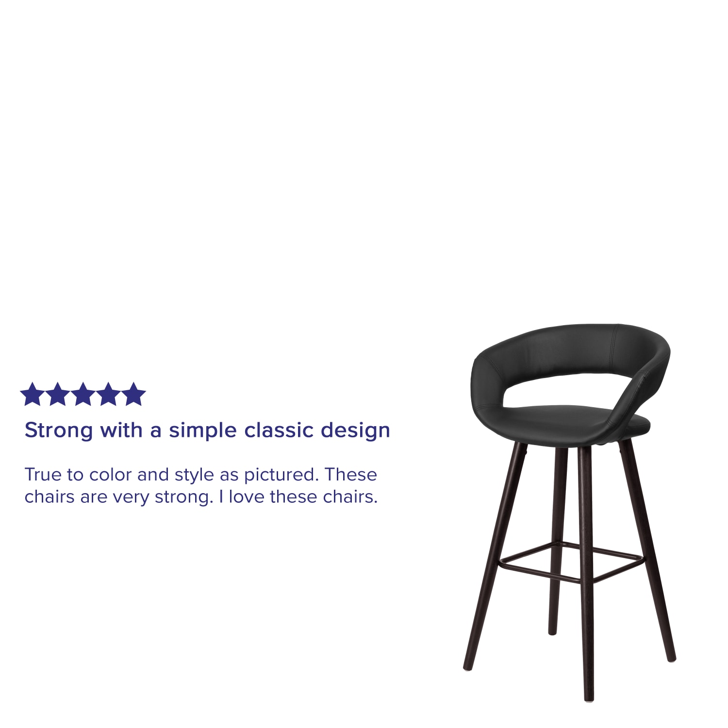 Flash Furniture Brynn Series Contemporary Vinyl Rounded Back Bar Stool CappuccinoBlack PopularChairscom Flash Furniture Brynn Series Contemporary Vinyl Rounded Back Bar Stool CappuccinoBlack PopularChairscom
