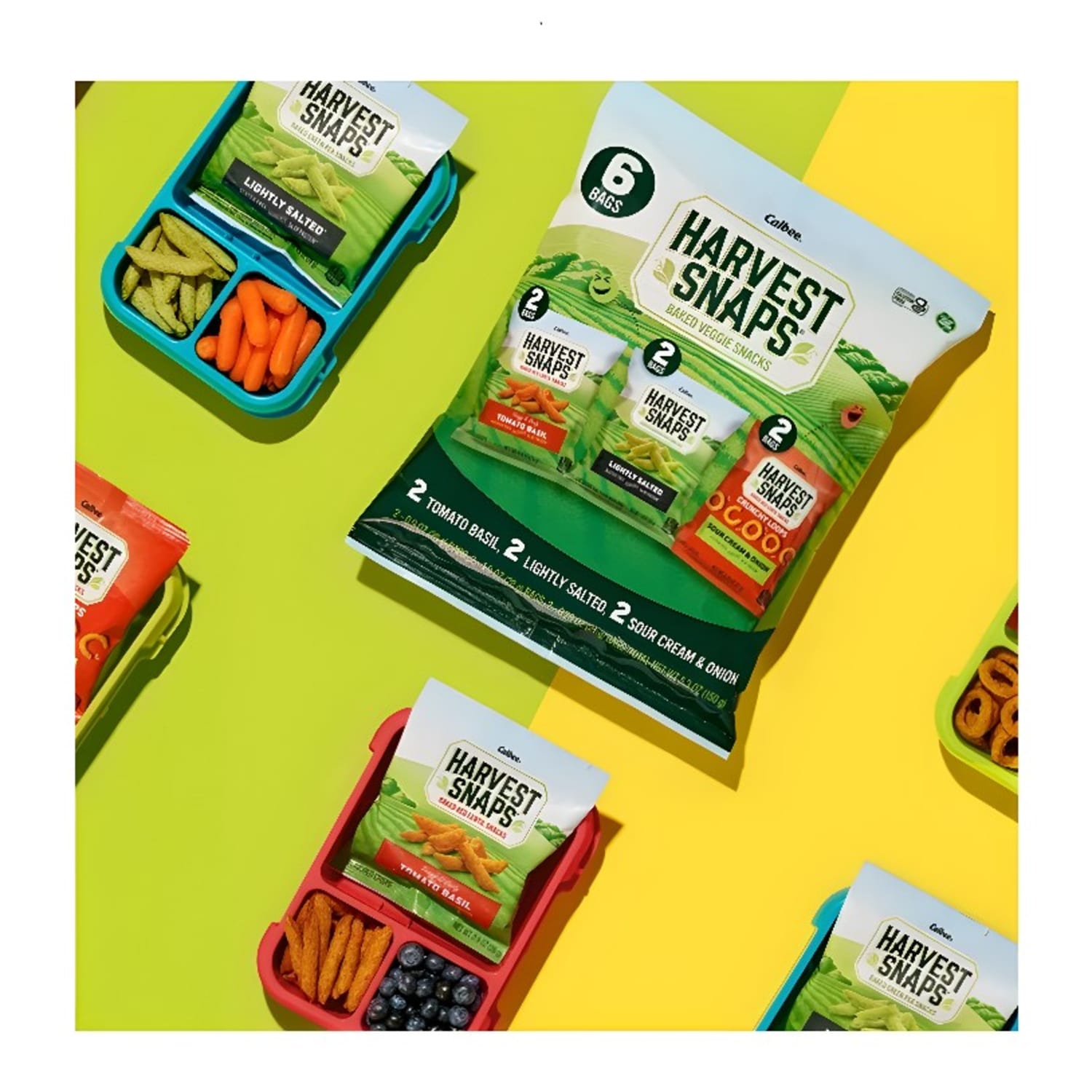 Harvest Snaps Variety Baked Gluten-Free Snacks, Veggie Crisps, 5.3 Oz, 6 Bags Per Pack, - Image 5