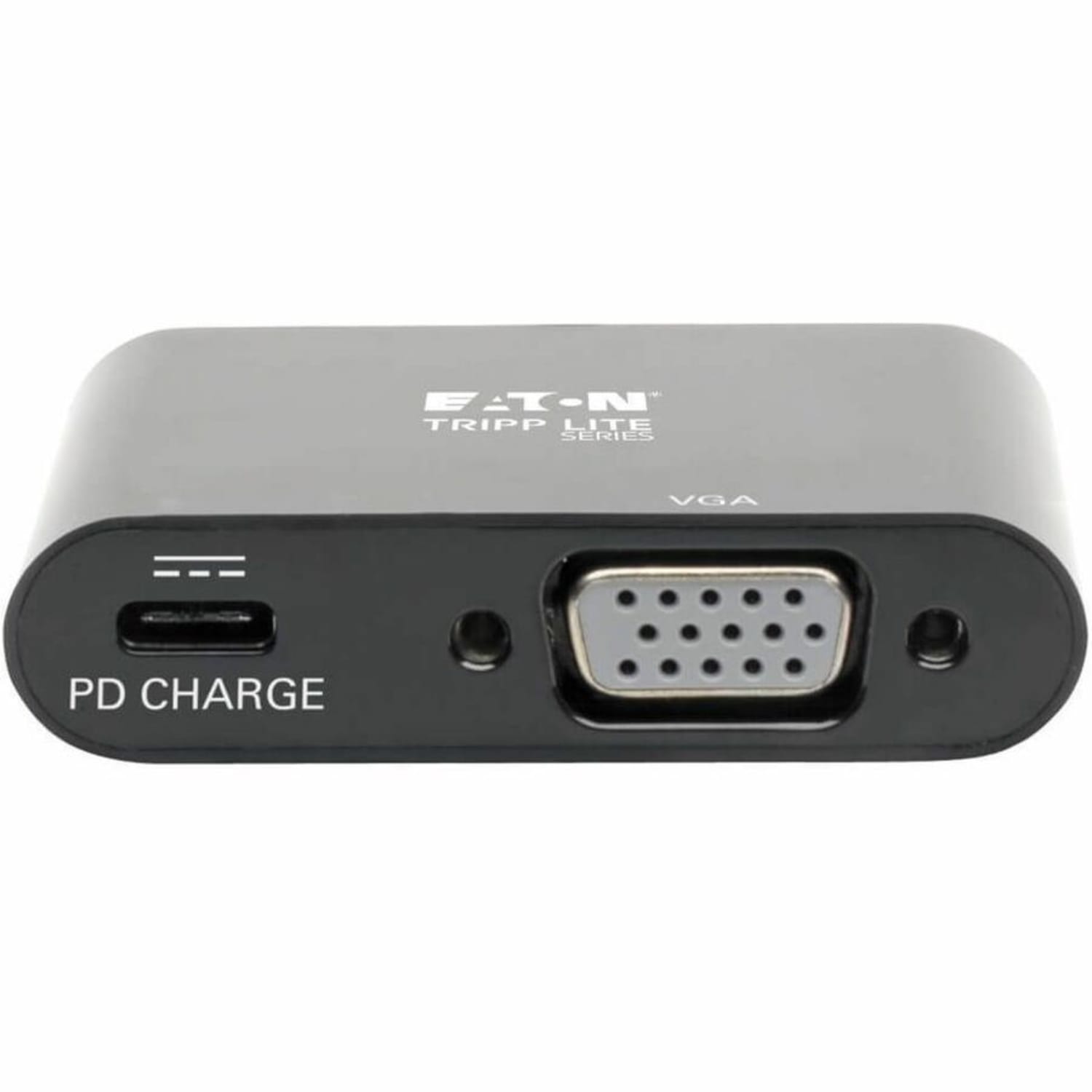 Eaton Tripp Lite Series USB-C to VGA Adapter w/PD Charging - USB 3.1 Gen 1, 1920x 1080 (1080p), Thunderbolt 3, Black, USB Type C to VGA - U44406NVBC - Image 6