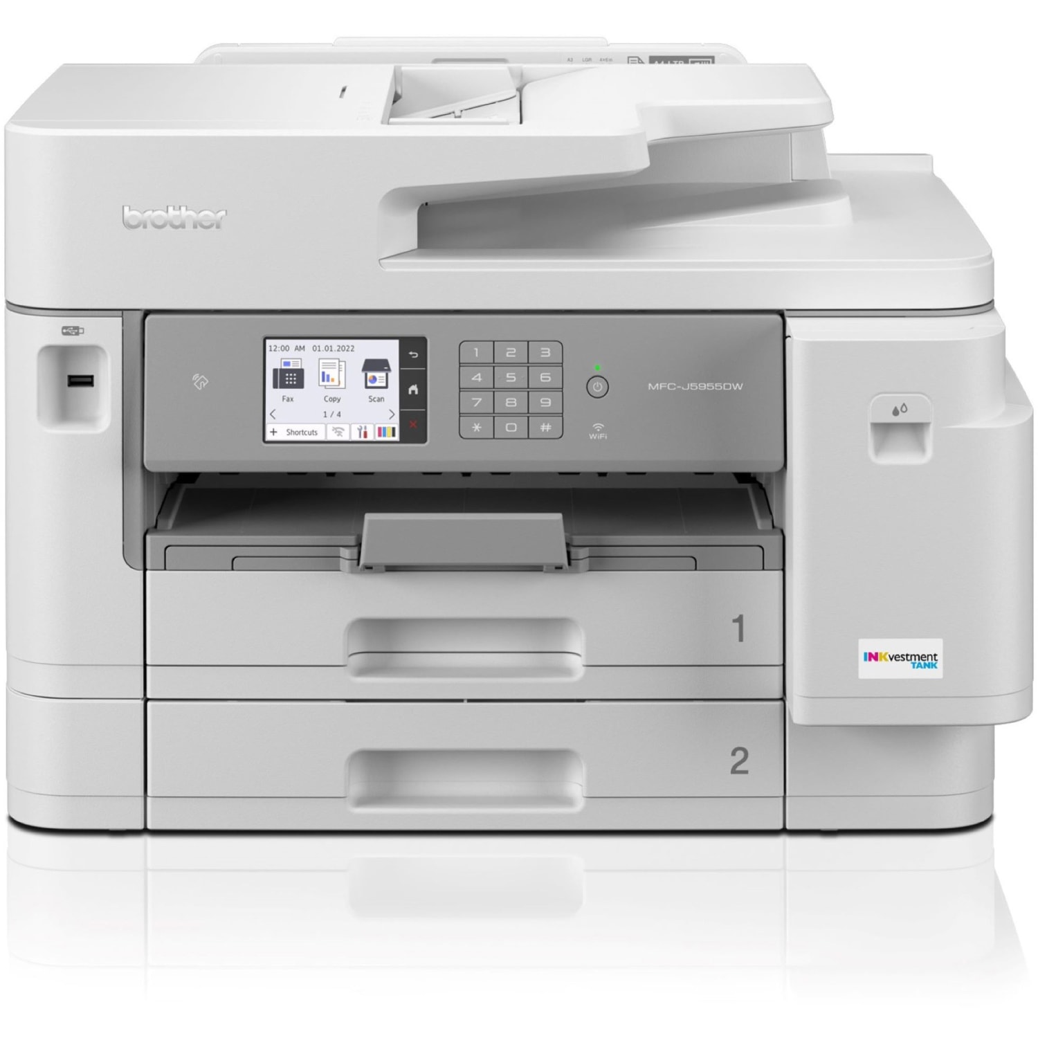 Brother Workhorse MFC-J5955DW Wireless All-In-One Color Inkjet Printer - Image 3