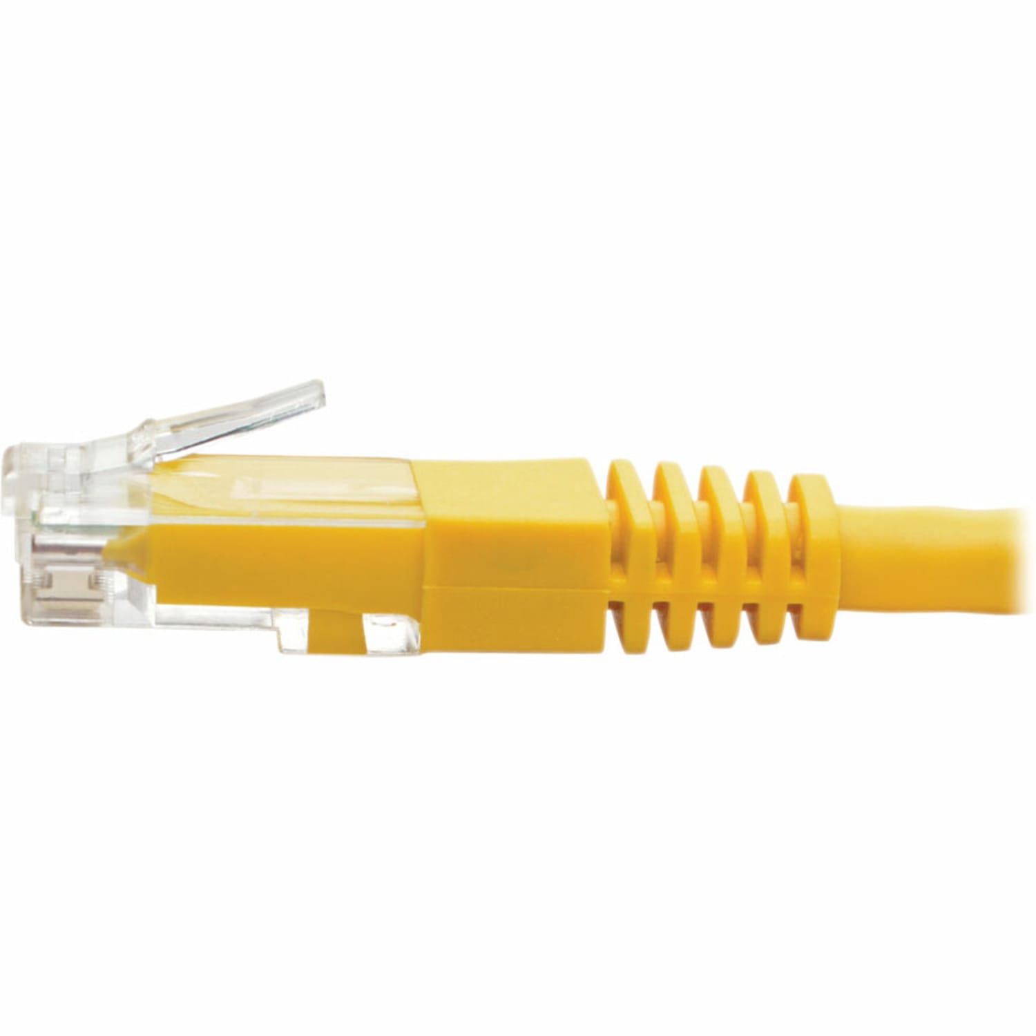 Tripp Lite Cat6 Cat5e Gigabit Molded Patch Cable RJ45 M/M 550MHz Yellow 1ft 1ft - 128 MB/s - Patch Cable - N200001YW - Image 5