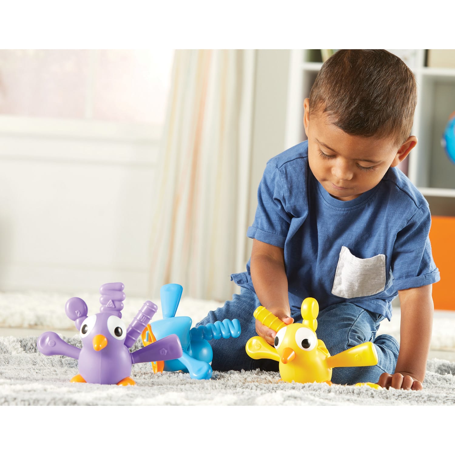 Learning Resources Fine Motor Peacock Pals, Multicolor, Pre-K - Image 6