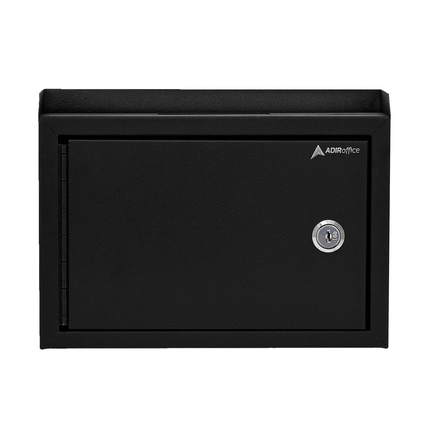 Alpine AdirOffice Medium Size Steel Multi-Purpose Suggestion Drop Box, 7-1/2inH x 9-13/16inW, 3-7/16inD, Black - Image 3