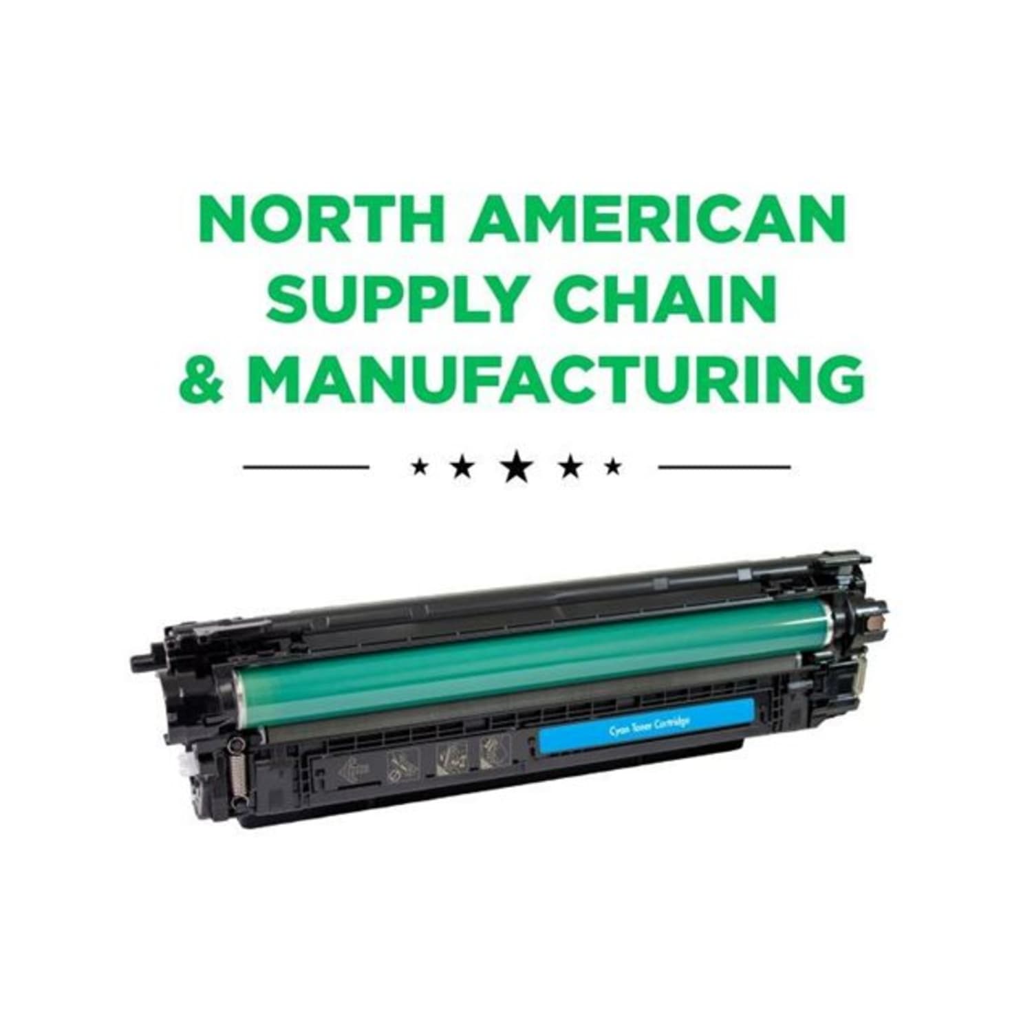 Office Depot Remanufactured Cyan Toner Cartridge Replacement For HP M553CX - Image 6