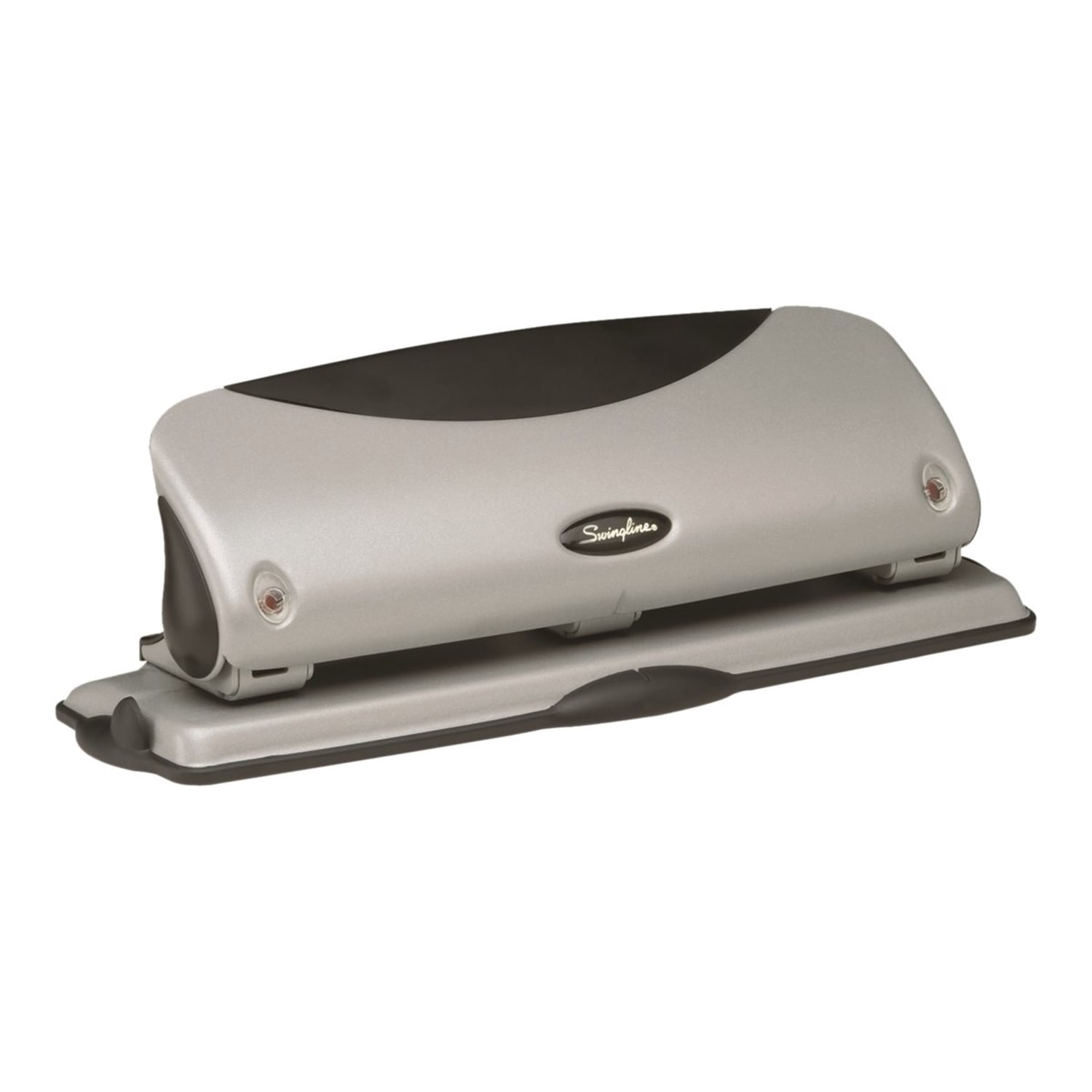 Swingline Easy-View 3-Hole Punch, Silver - Image 4