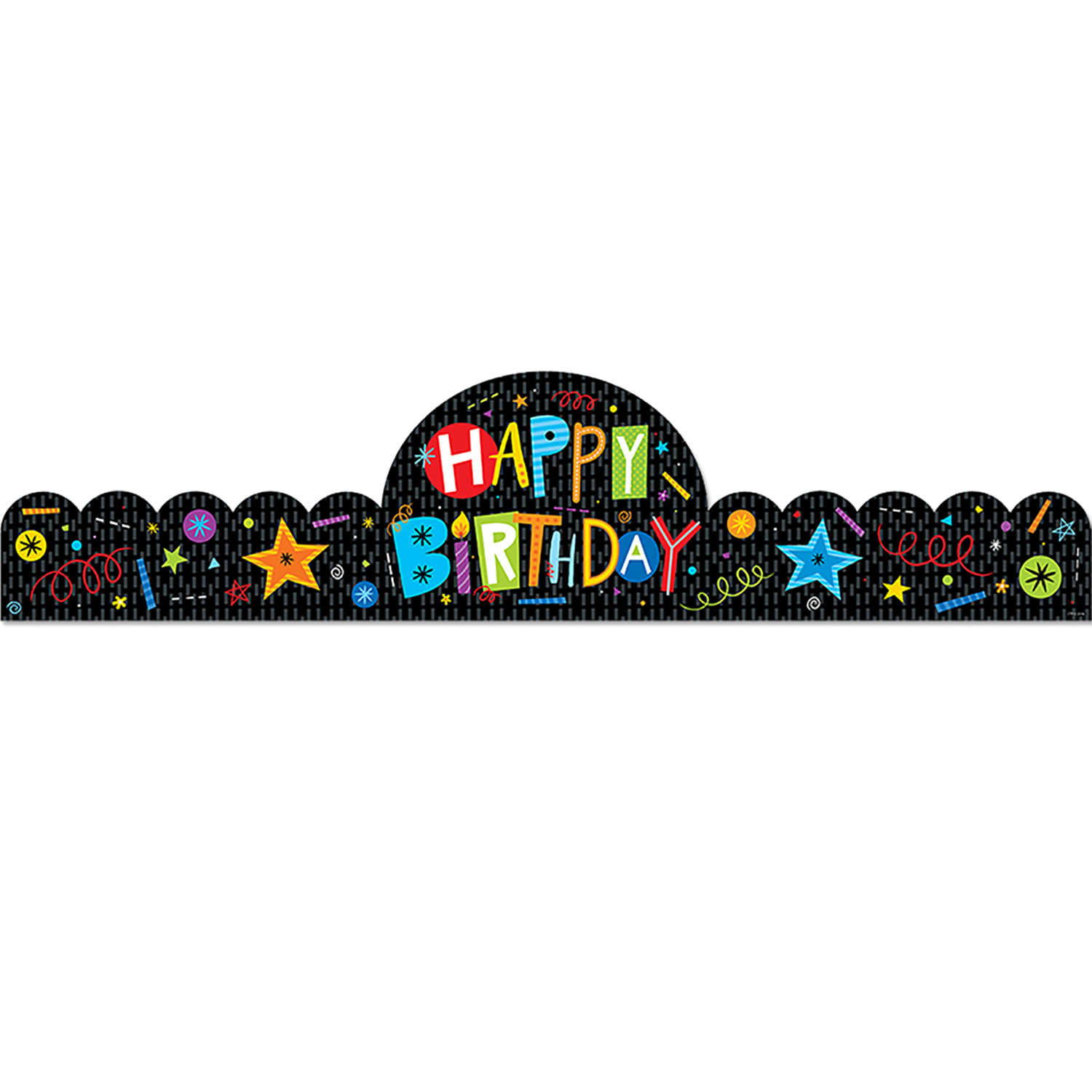 Creative Teaching Press Happy Birthday Crowns, 24in x 6-1/2in, Multicolor, Pack Of 30 Crowns - Image 4
