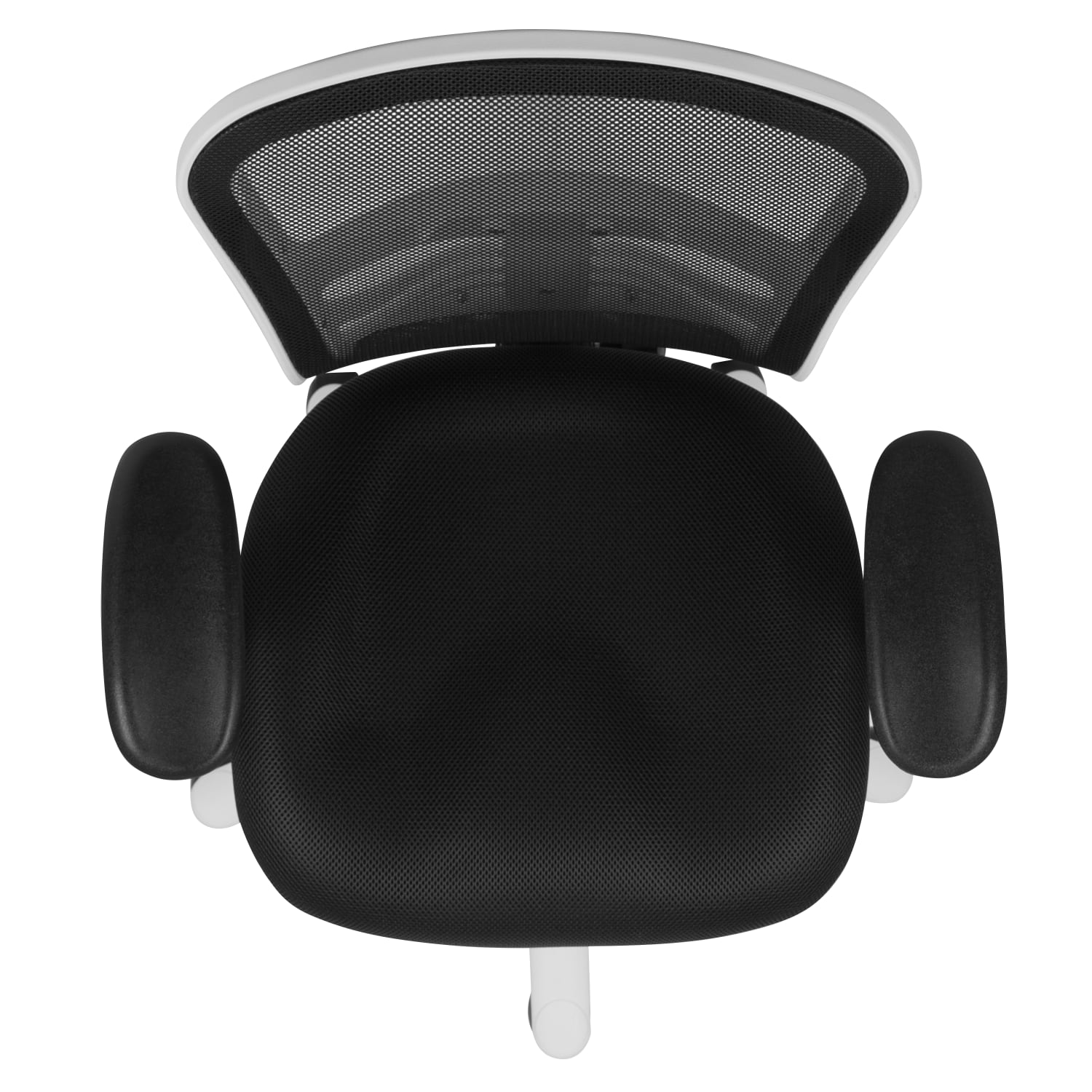 Flash Furniture Ergonomic Mesh Mid Back Executive Office Chair BlackWhite PopularChairscom