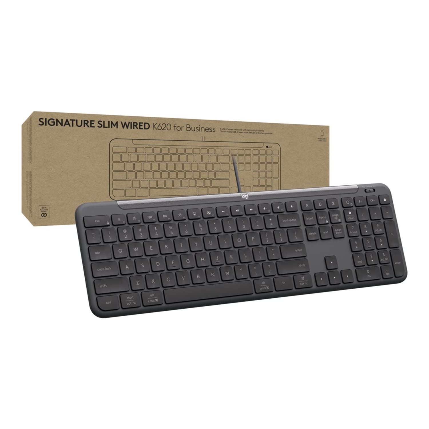 Logitech Signature Slim Wired K620 Kbrd, 920013302 - Image 3