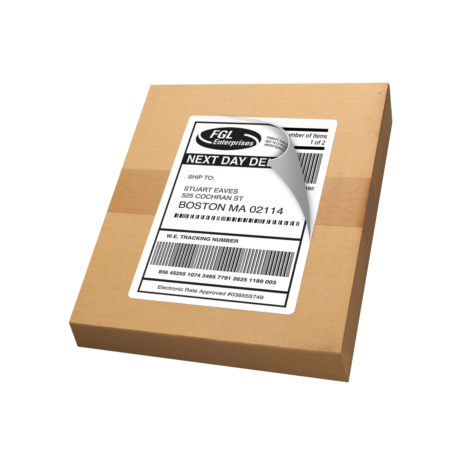 Avery TrueBlock White Laser Shipping Labels, AVE95900, 3 1/3in x 4in, Pack Of 600 - Image 6