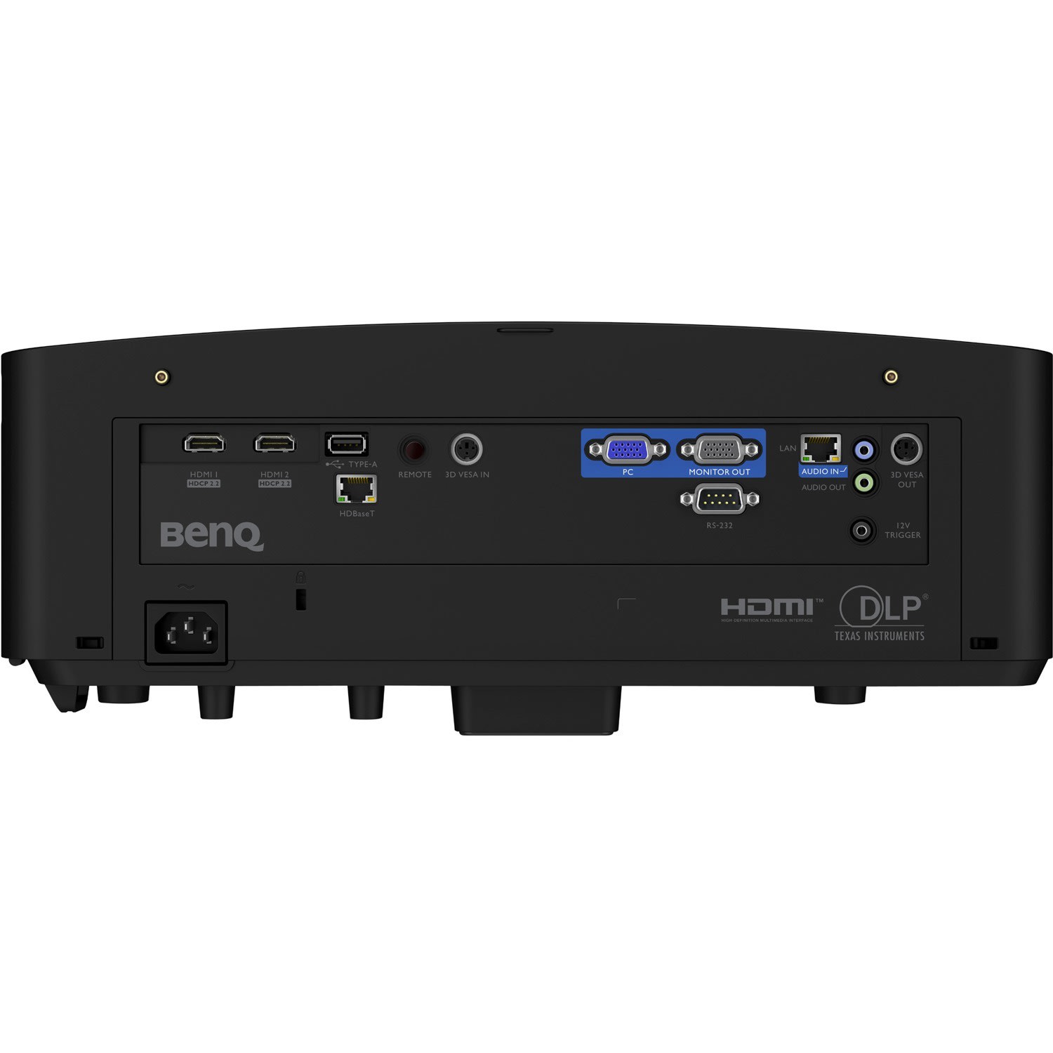 BenQ LU935ST 3D Ready Short Throw DLP Projector - 16:10 - Ceiling Mountable - 1920x 1200 - Front, Ceiling - LU935ST - Image 6