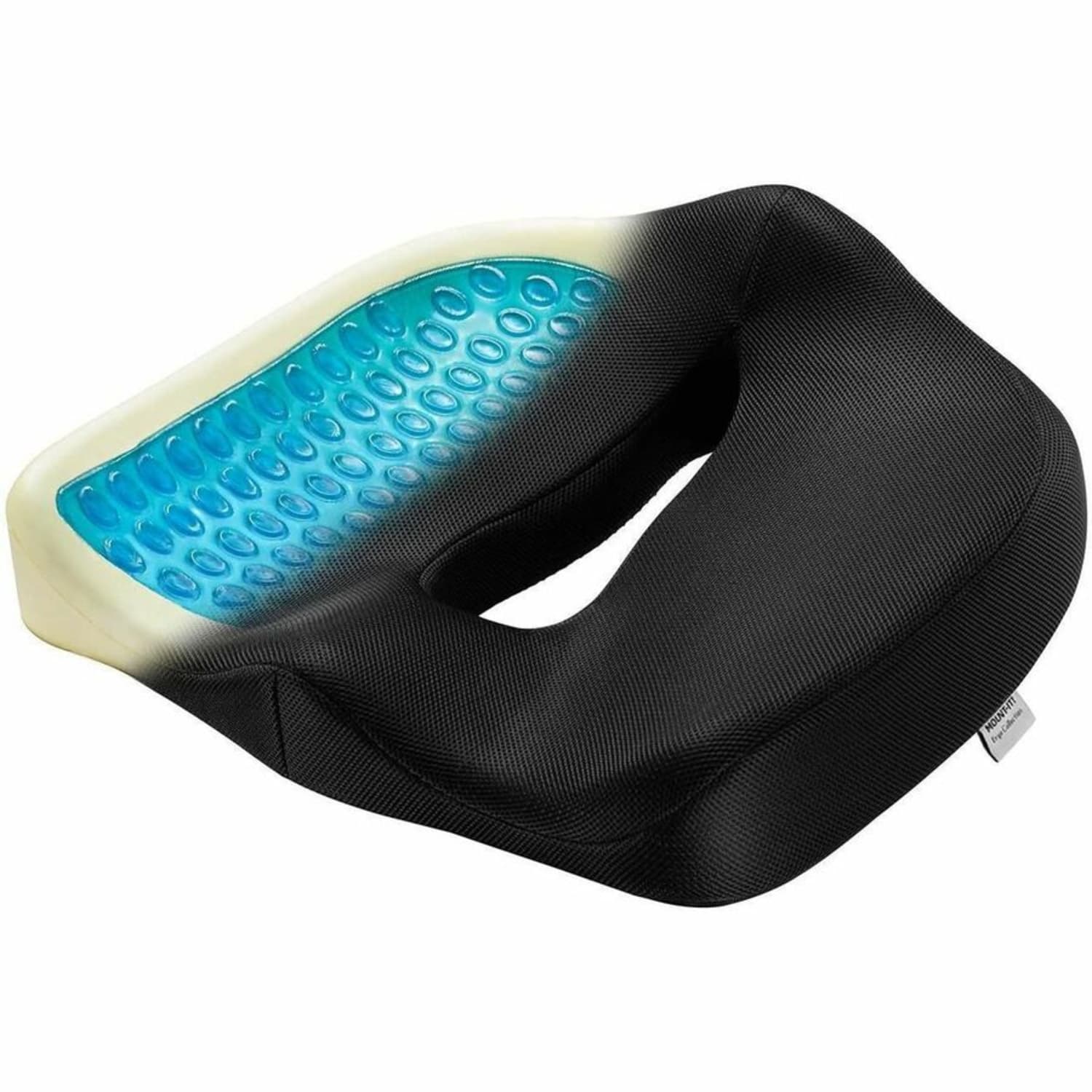Mount-It! Ergo Collection Premium Comfort Seat Cushion, 15inH x 17-3/4inW x 5-1/8inD, Black - Image 12