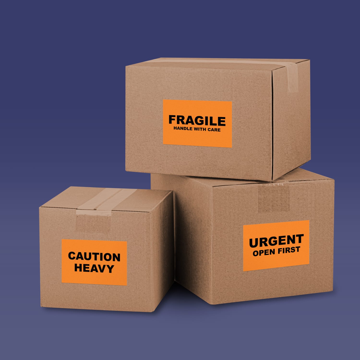 Avery Printable Labels, 94229-BOP20, Rectangle, 5-1/2in x 8-1/2in, Matte Bright Orange, Pack of 40 - Image 5